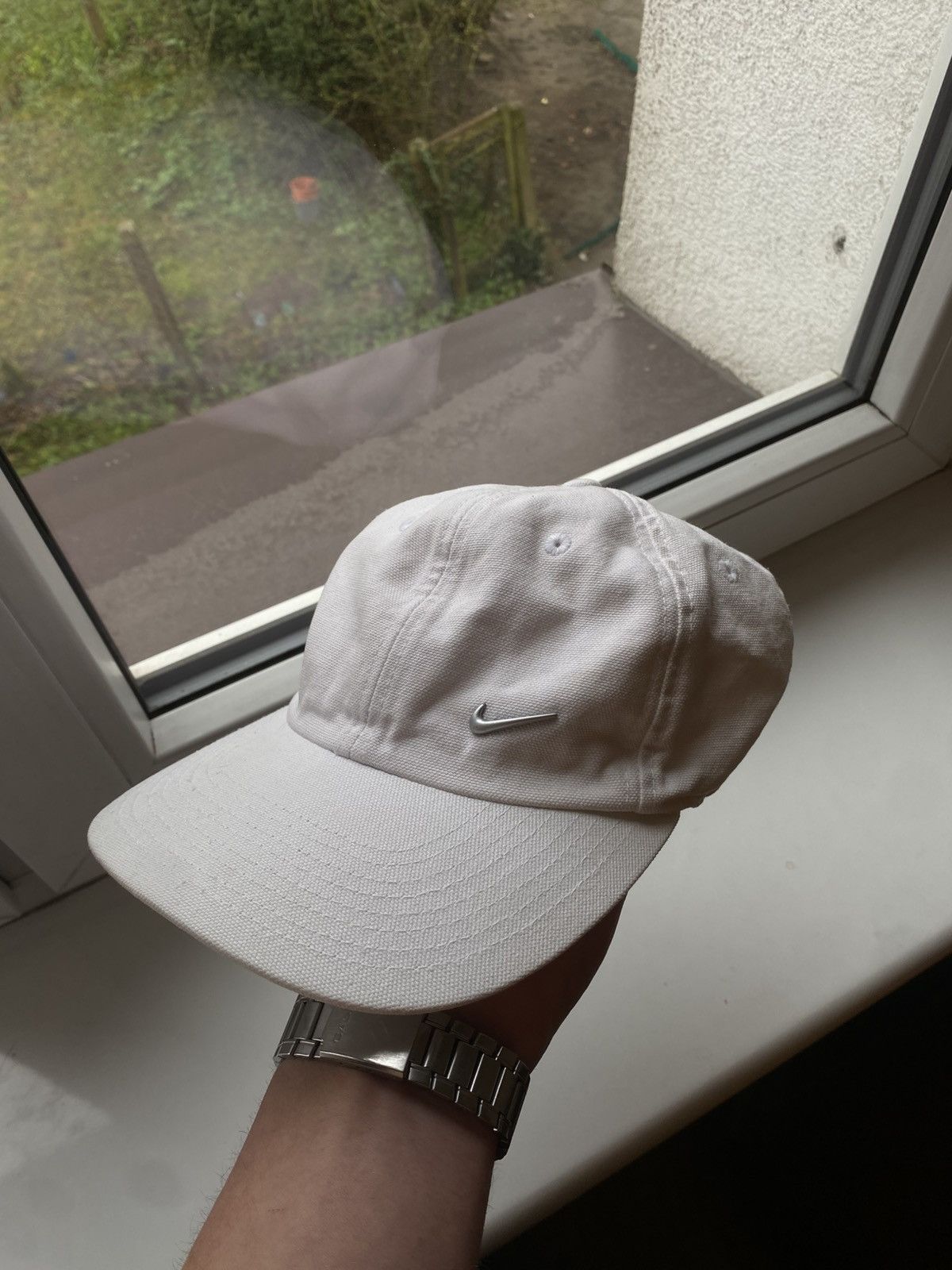 Nike × Vintage Vintage Nike White Cap – Minimal Logo Size ONE SIZE - 1 Thumbnail