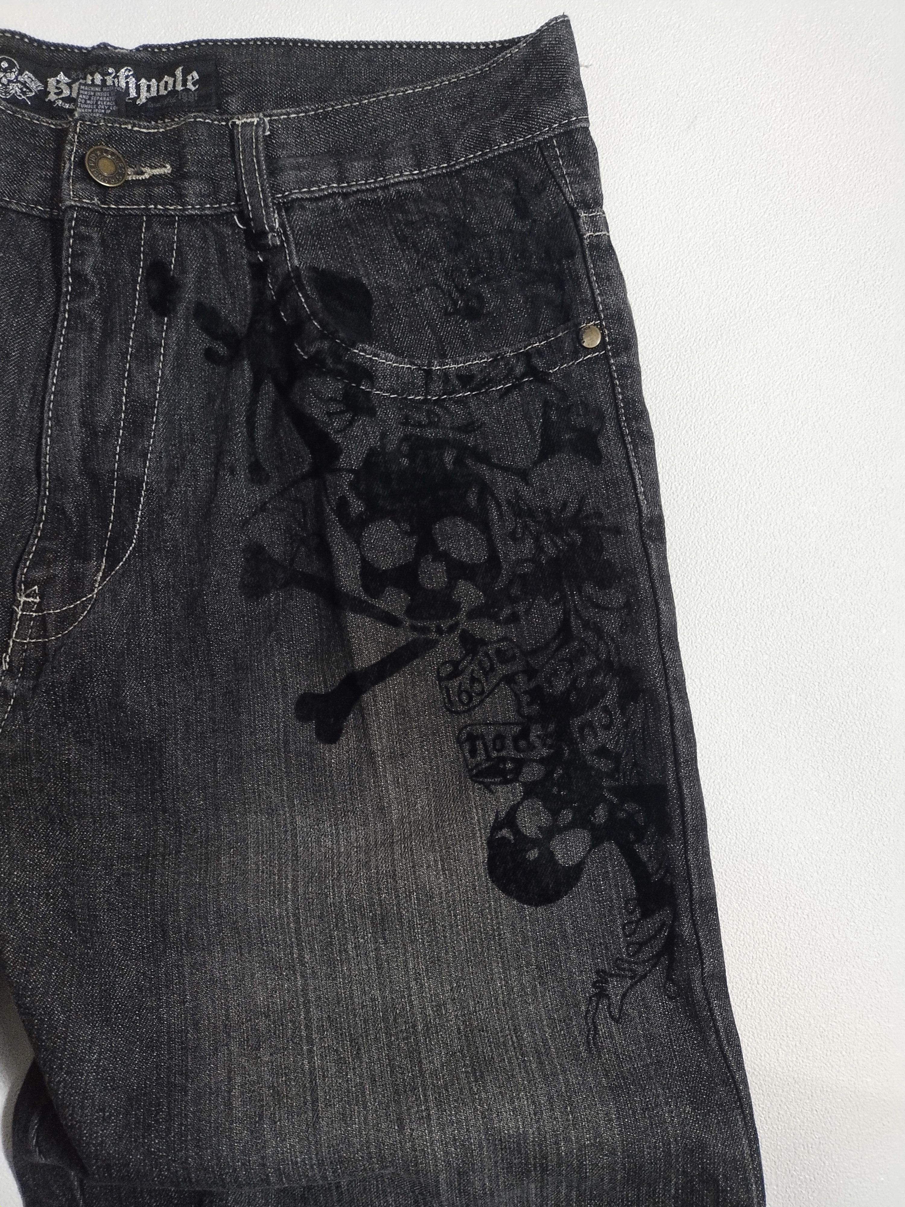 Southpole Very Rare Southpole Skull Graphic Denim Y2K Awesome Size US 34 / EU 50 - 7 Thumbnail