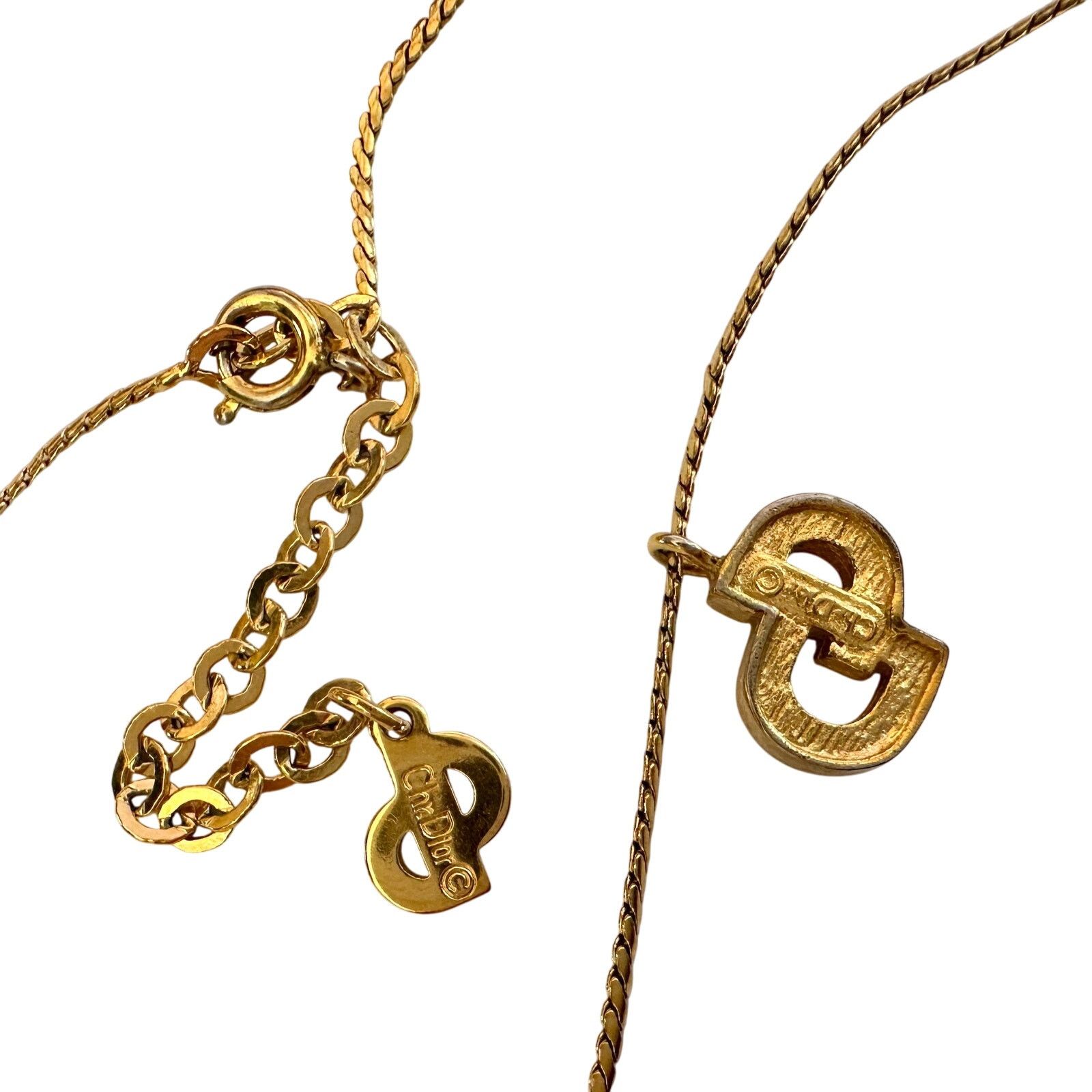Dior Christian Dior Offset CD Initial Necklace Size ONE SIZE - 3 Thumbnail