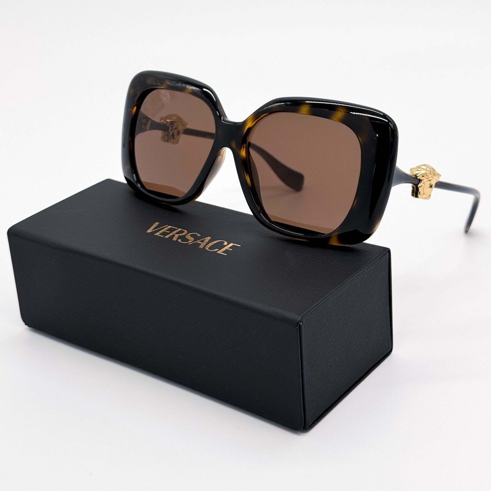 Versace NEW VERSACE SUNGLASSES VE4499U 108/73 HAVANA WOMEN EYEWEAR Size ONE SIZE - 1 Thumbnail