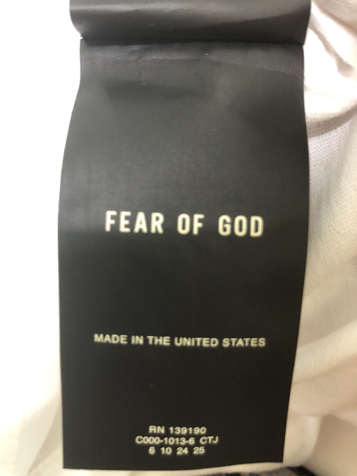 Fear of God Fear of God GF Tee w/ 3M Size US L / EU 52-54 / 3 - 9 Thumbnail