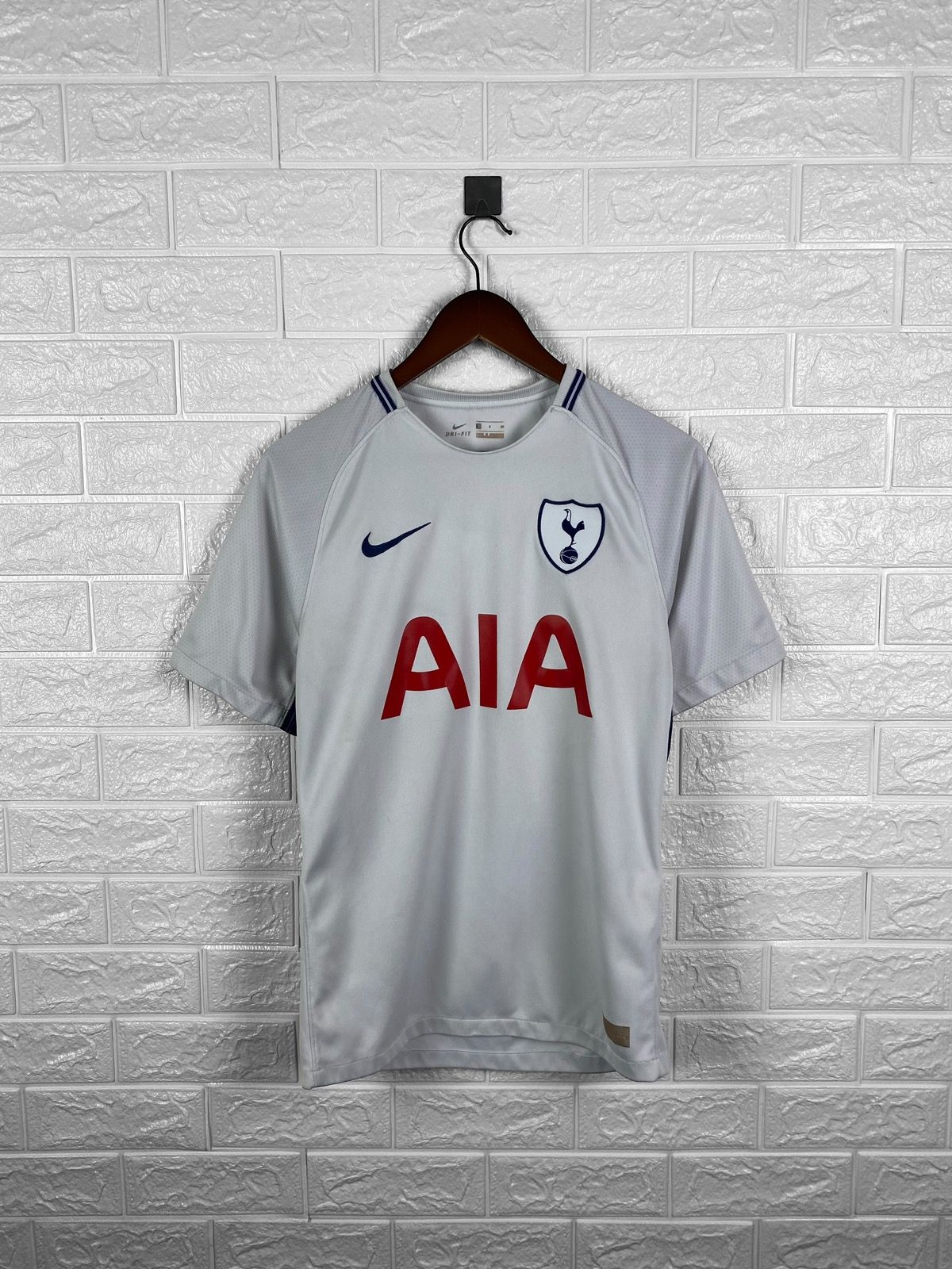 Pre-owned Jersey X Nike Tottenham 2017 2018 Football Soccer Jersey In White