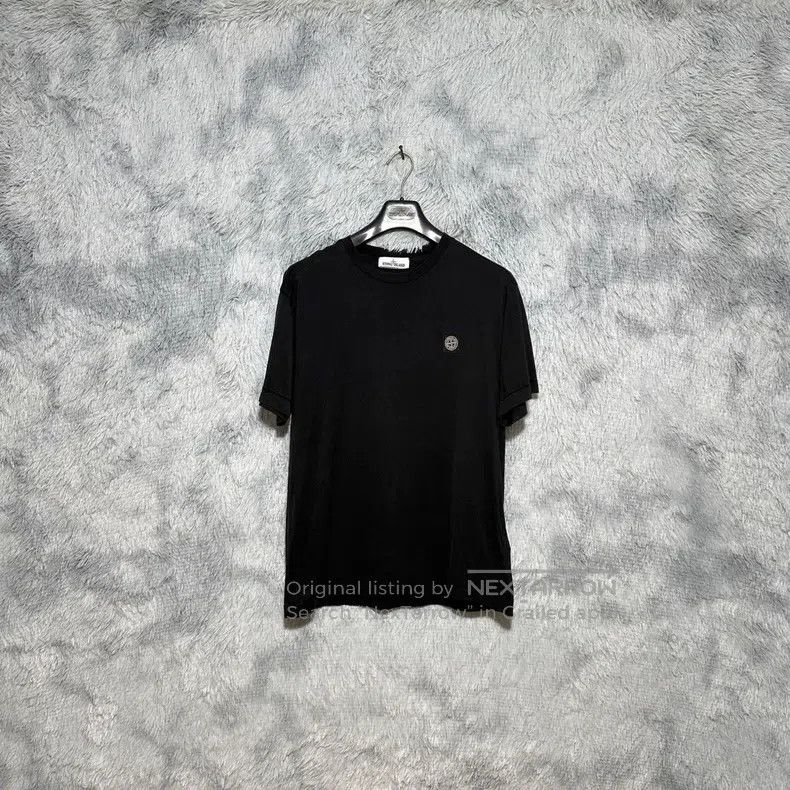 Stone Island Stone Island Square Logo Short Sleeve T-Shirt, Black, XL S Size US XL / EU 56 / 4 - 1 Thumbnail