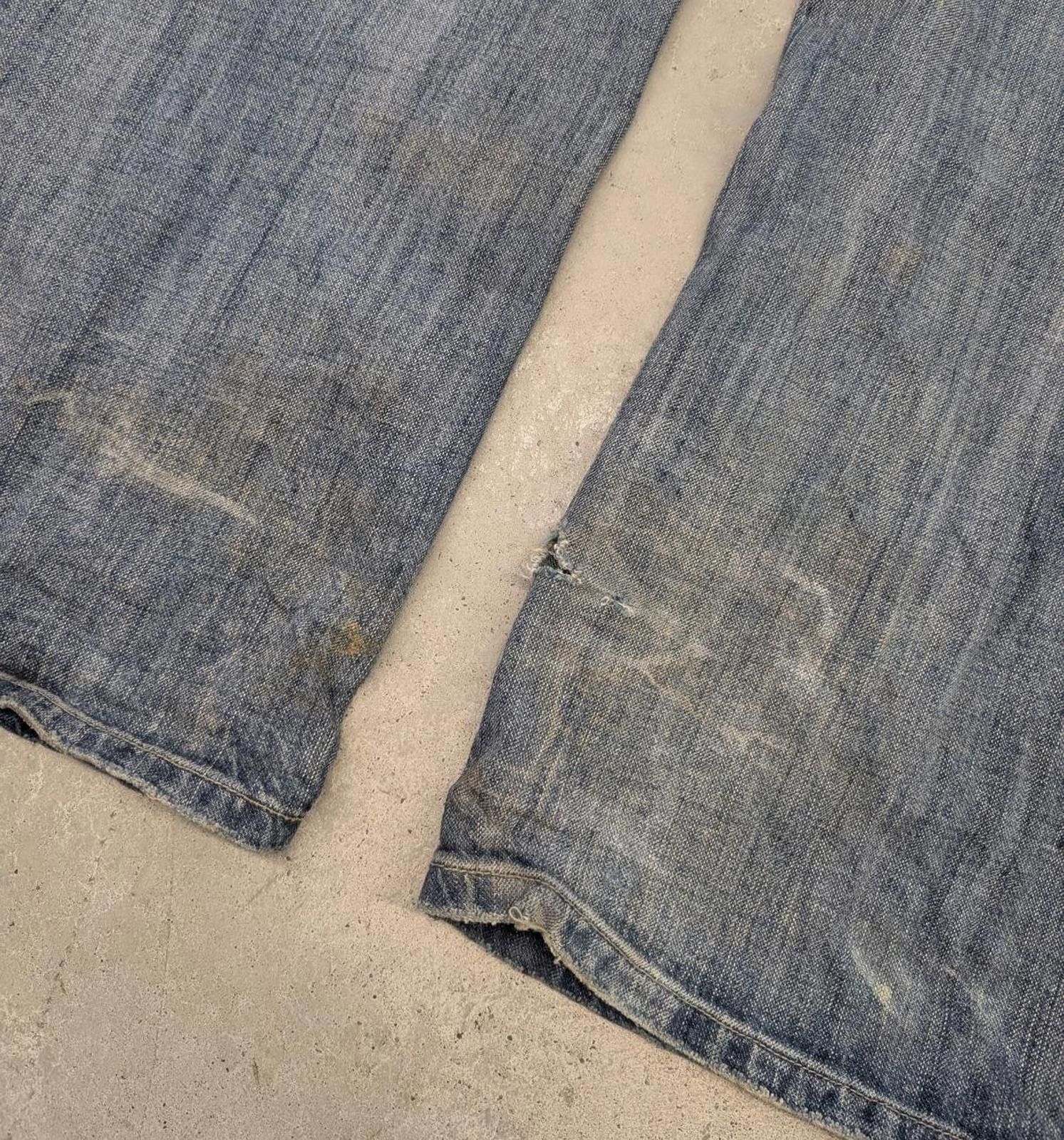 Ruff Ryders Vintage Y2K Ruff Ryder Denim Wide Leg Baggy Blue Jeans Size US 38 / EU 54 - 9 Thumbnail