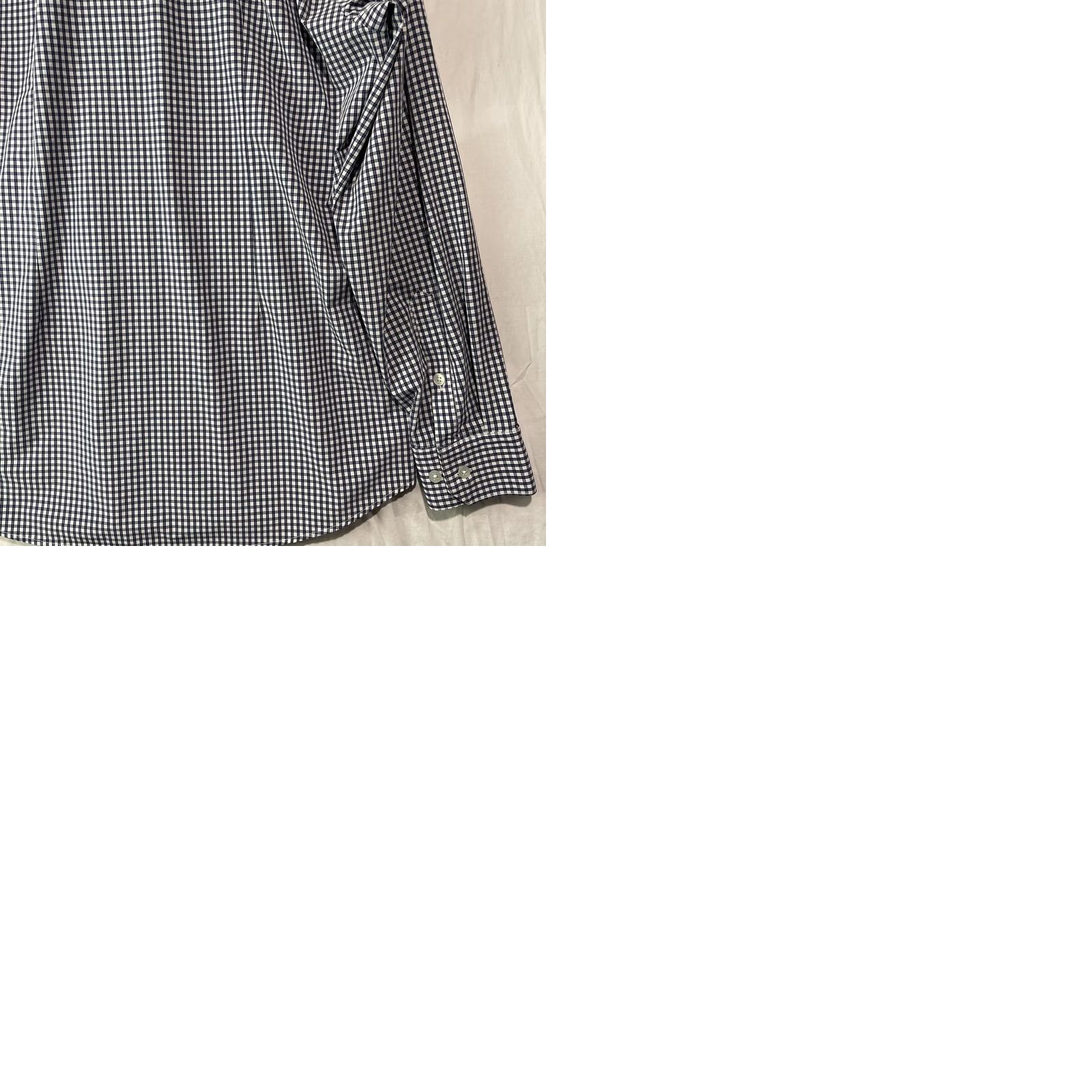 Mizzen+Main Mizzen+Main Shirt Mens XL Blue Button Cutaway Leeward Check Size US XL / EU 56 / 4 - 9 Thumbnail