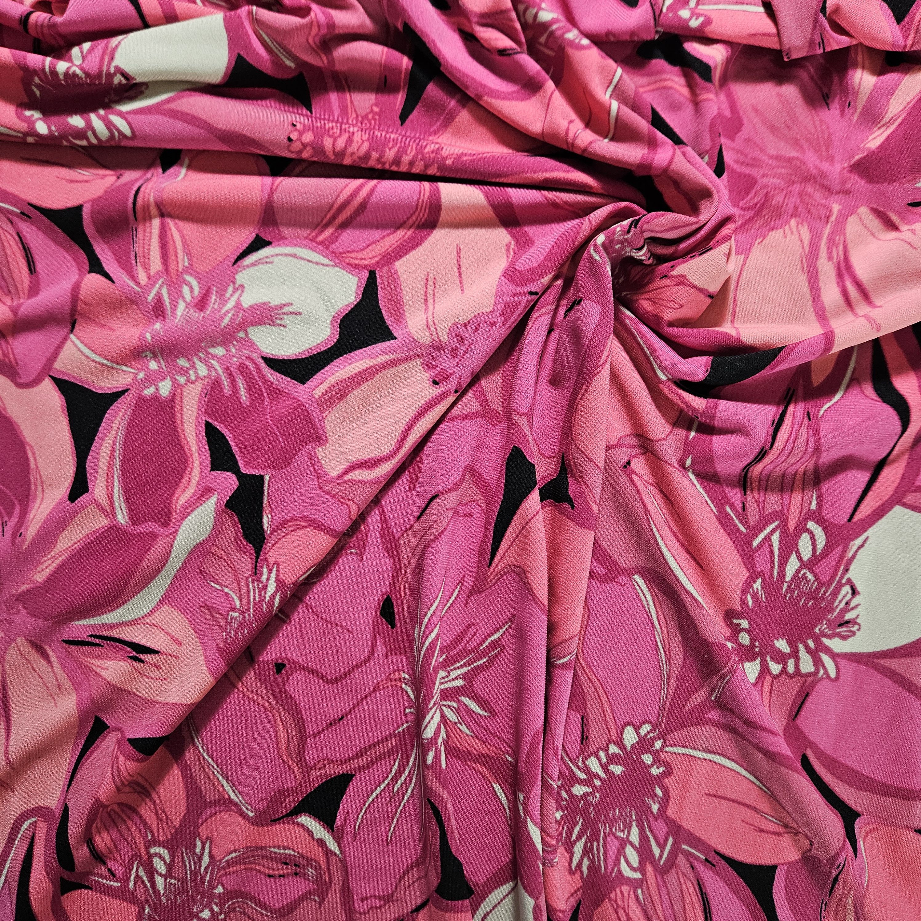 Other Elle Size XL Dress Pink Fuchsia Floral Halter Smocked Maxi Size XL / US 12-14 / IT 48-50 - 8 Thumbnail