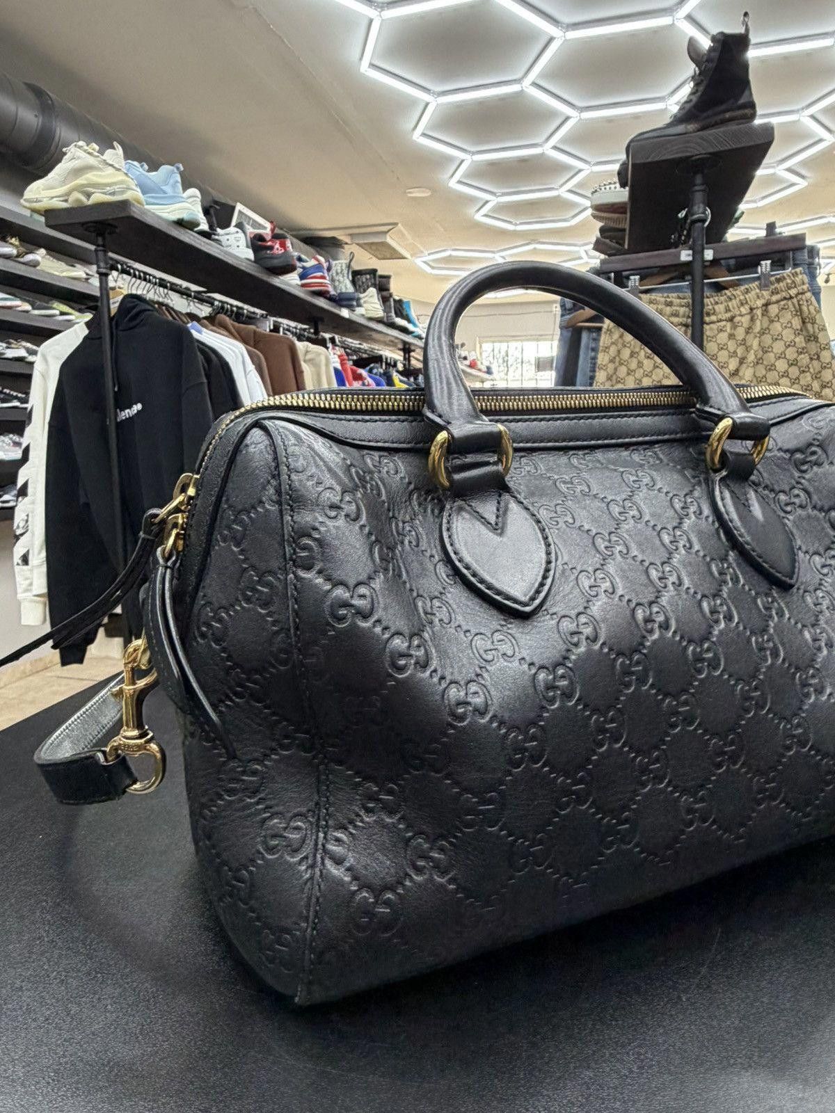 Gucci Gucci Boston Bag Guccissima Leather Medium Retail $1980 Size ONE SIZE - 8 Thumbnail