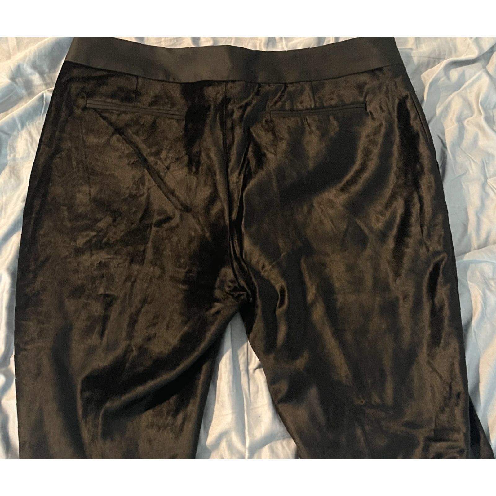 Ted Baker TED BAKER Womens Dress Slacks Pants Trousers Sz 2 Waist 31 Velvet Black Size 26" / US 2 / IT 38 - 4 Thumbnail