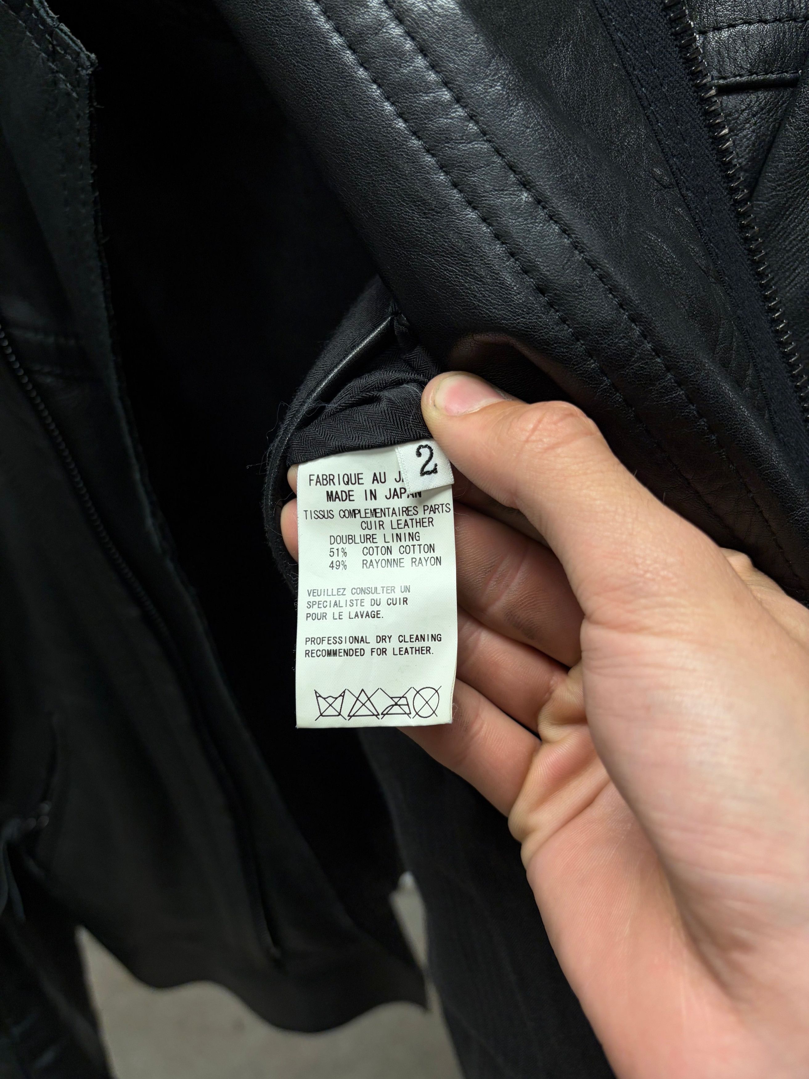 Yohji Yamamoto Yohji Yamamoto ‘Y’s’ Horse Leather Raw Cuff Moto-Jacket Size US M / EU 48-50 / 2 - 6 Thumbnail