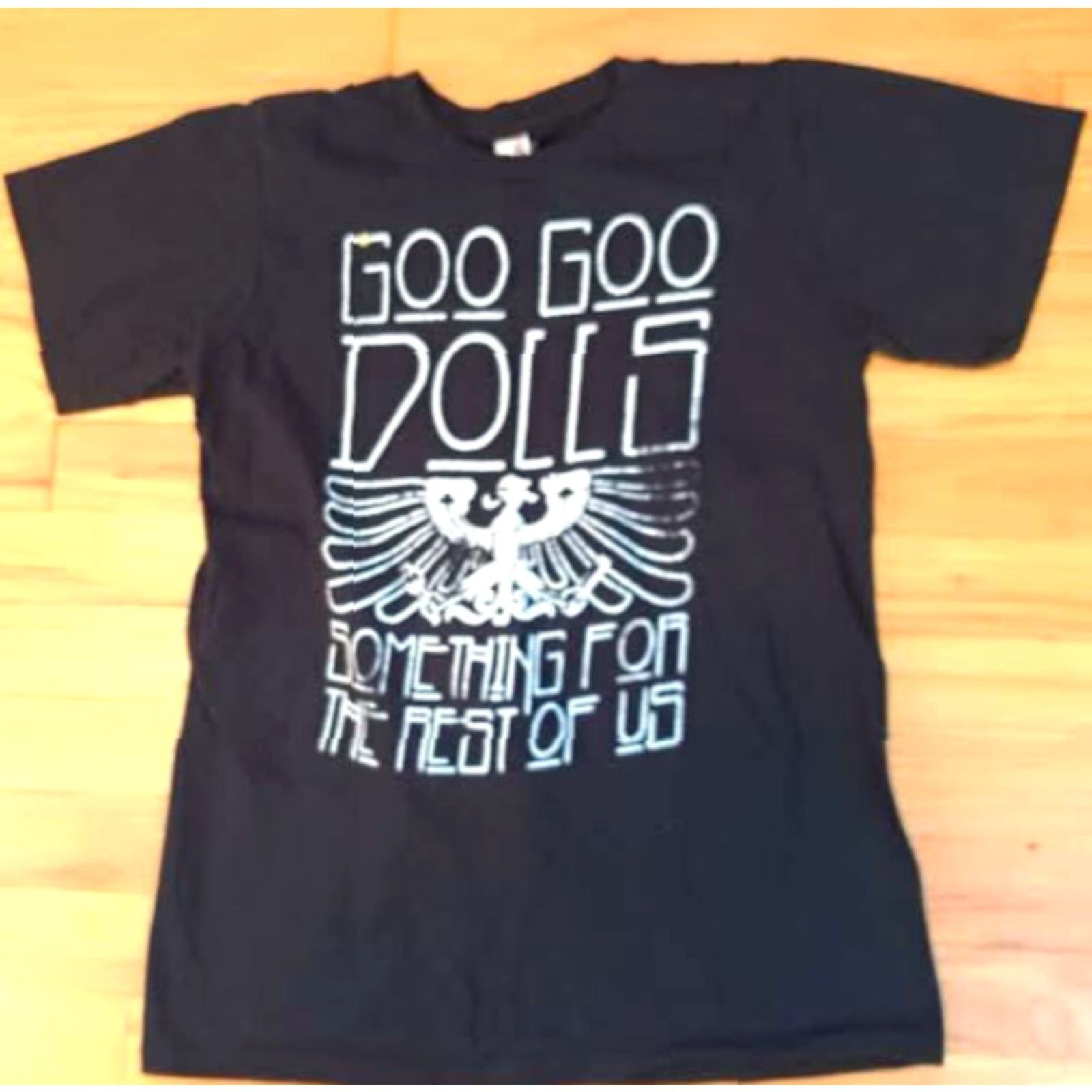 Anvil VINTAGE Goo-Goo Dolls Something for the Rest of Us 2010-2011 Tour Small T-Shirt Women S Black Crew Neck Pullover Short Sleeve Activewear Size S / US 4 / IT 40 - 3 Thumbnail