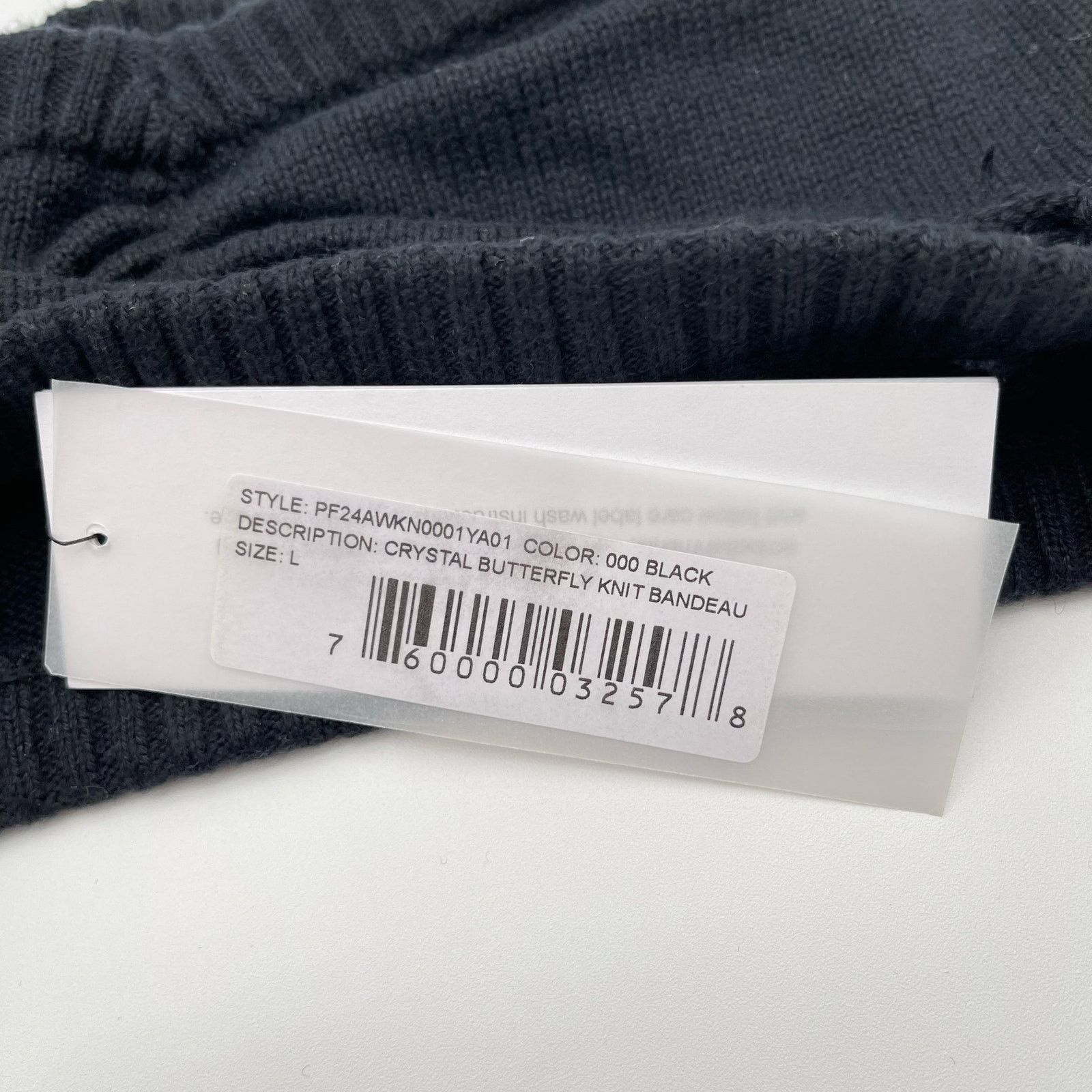 Area AREA | NWT Bandeau Top in Black Missing Butterfly L Size L / US 10 / IT 46 - 6 Thumbnail