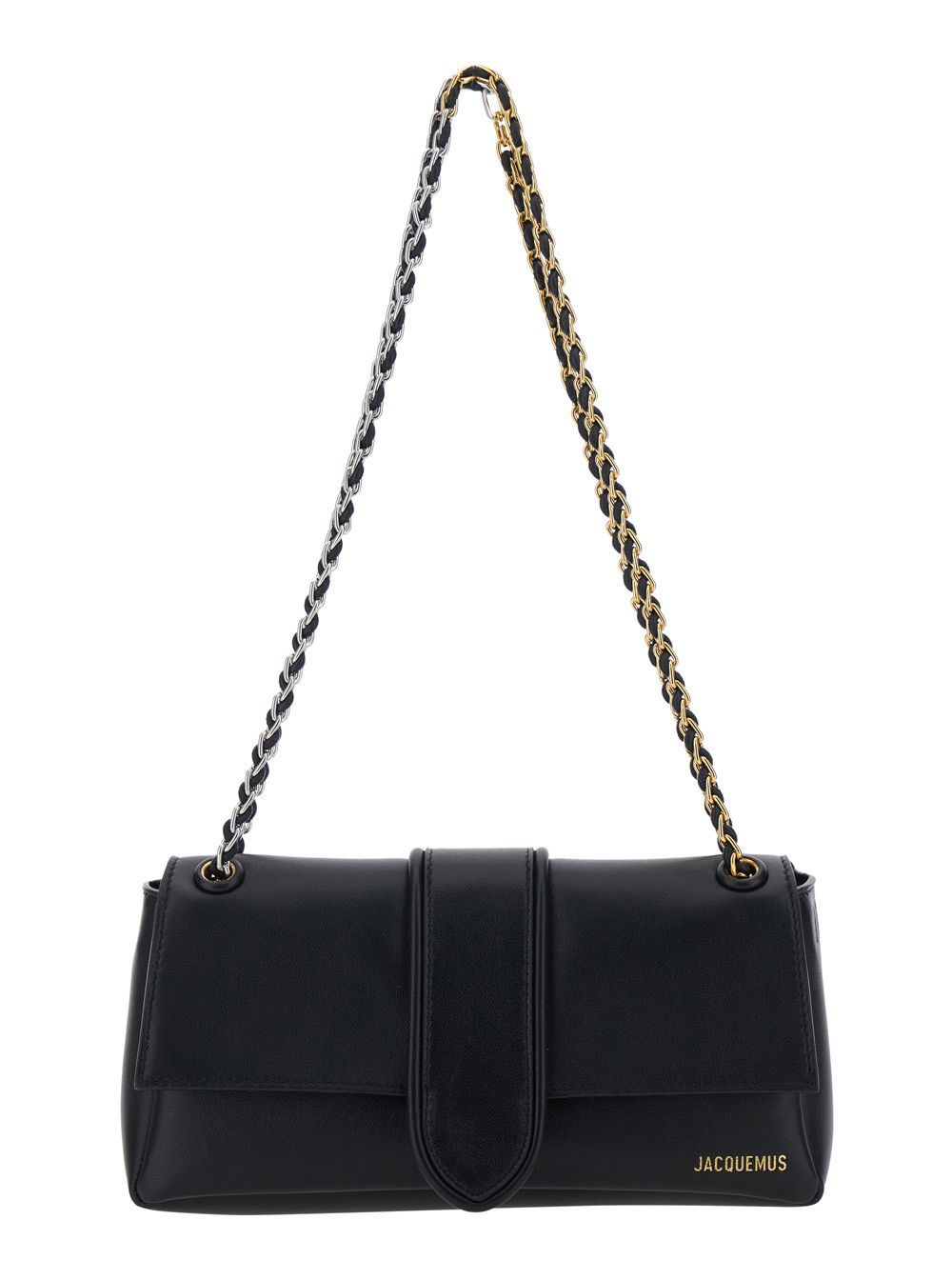 Jacquemus Black "LE BAMBINO CHAINE" Shoulder Bag In Leather for Women Size ONE SIZE - 1 Thumbnail