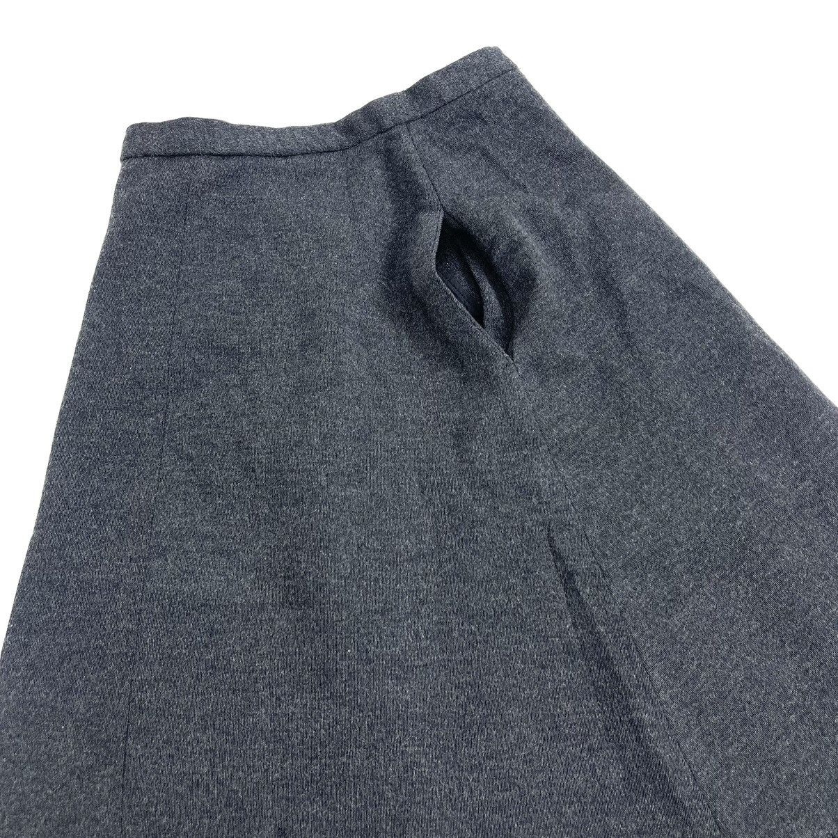 Comme des Garcons 1990s Vintage Comme Des Garcons CDG Midi Skirt Charcoal Size 25" / US 0 / IT 36 - 5 Thumbnail
