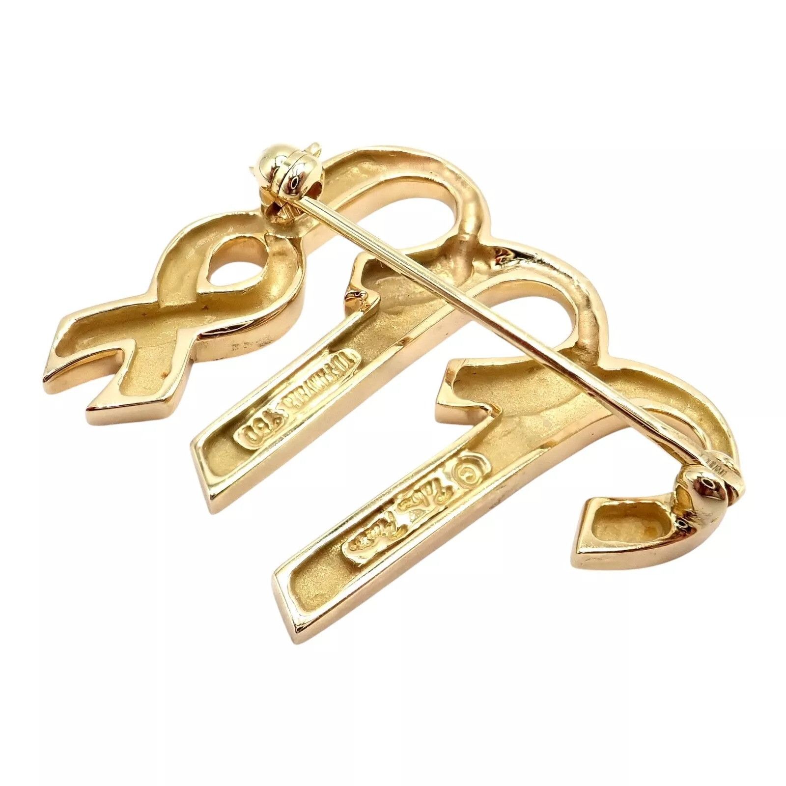 Tiffany & Co. Tiffany & Co Paloma 18k Yellow Gold Zodiac Virgo Pin Brooch Size ONE SIZE - 3 Thumbnail