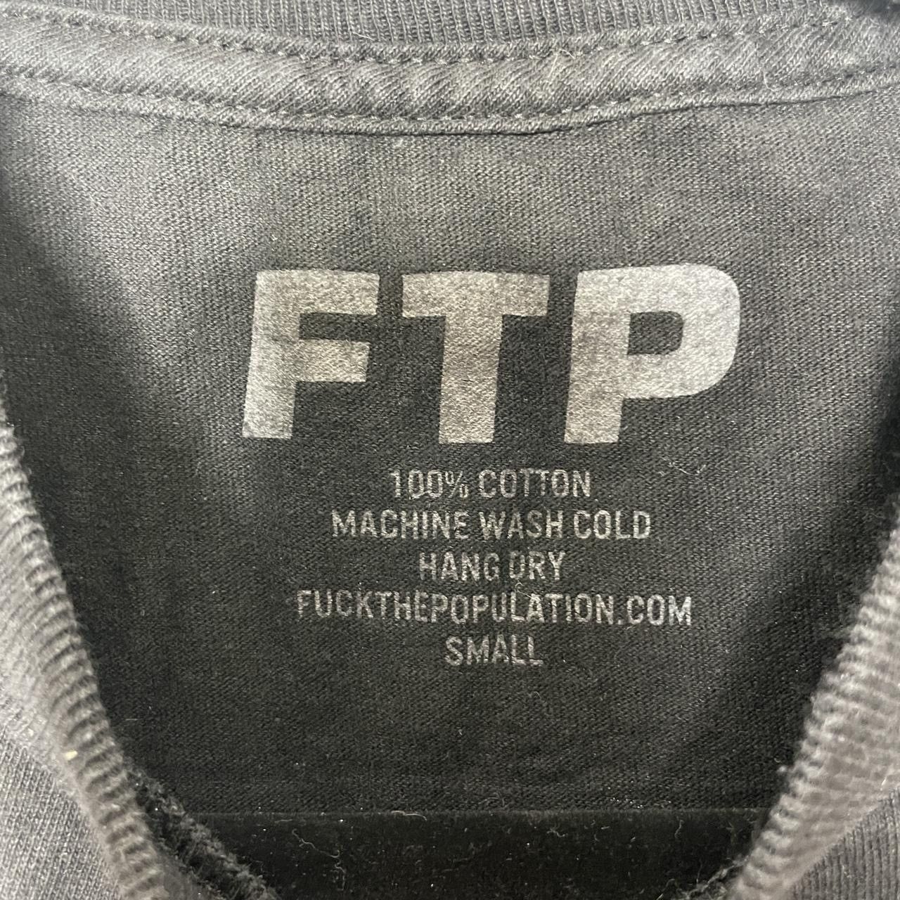 Fuck The Population FTP Blue and Orange logo Cutoff Tee Shirt Size US S / EU 44-46 / 1 - 4 Thumbnail