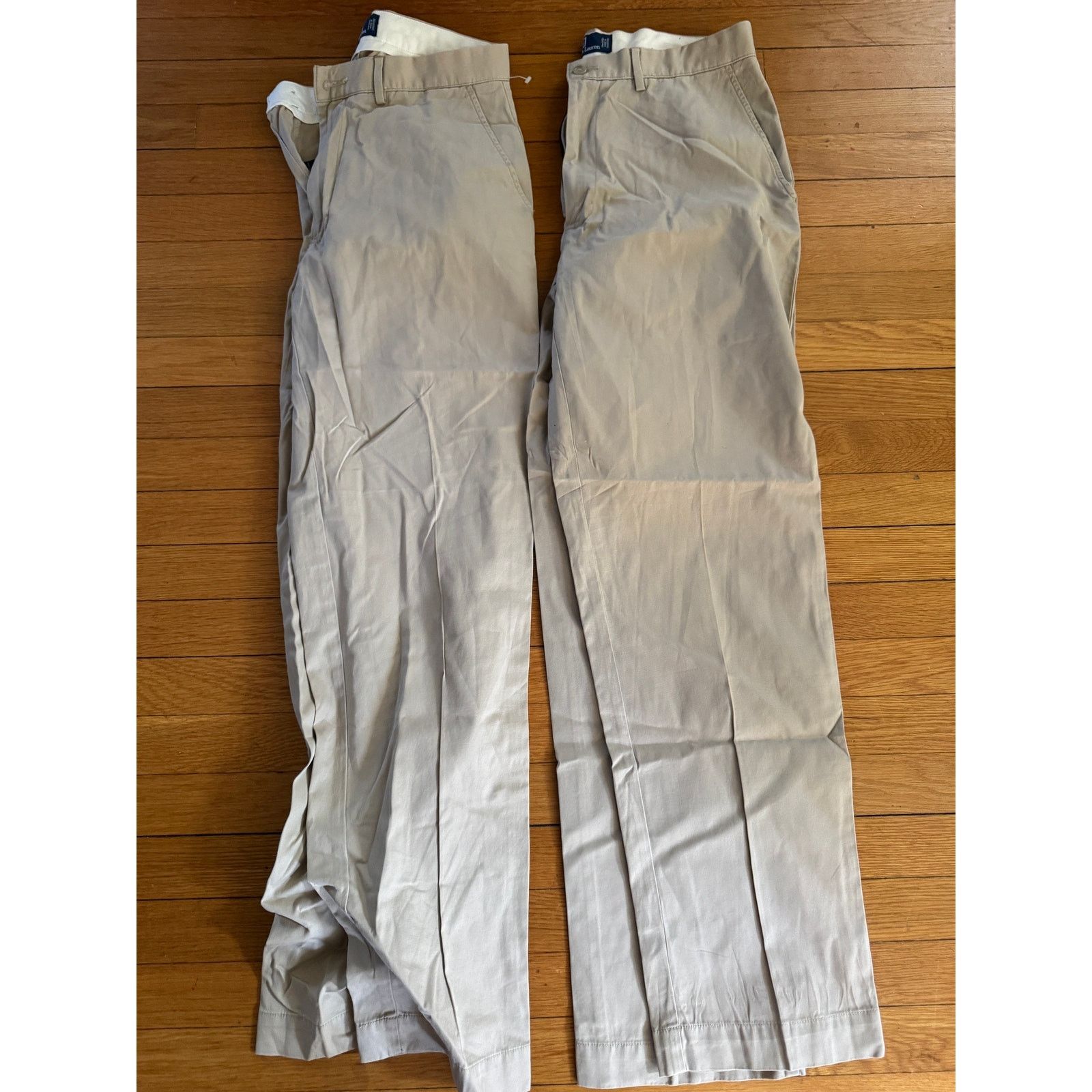 Polo Ralph Lauren Mens 32x 32 Polo Ralph Lauren Khaki Dress Pants - 2pc Lot Size US 32 / EU 48 - 1 Thumbnail