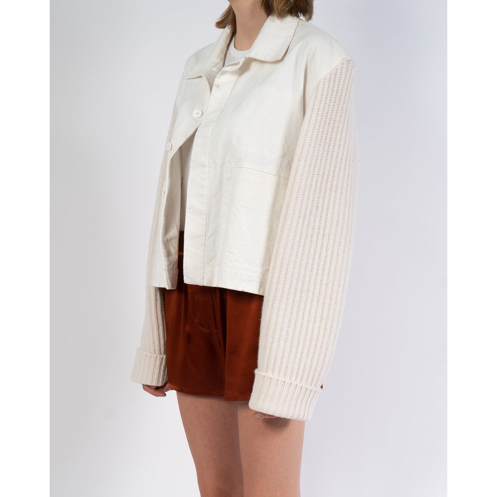 Haider Ackermann FW19 Cropped Casual Knit Jacket Size S / US 4 / IT 40 - 2 Thumbnail