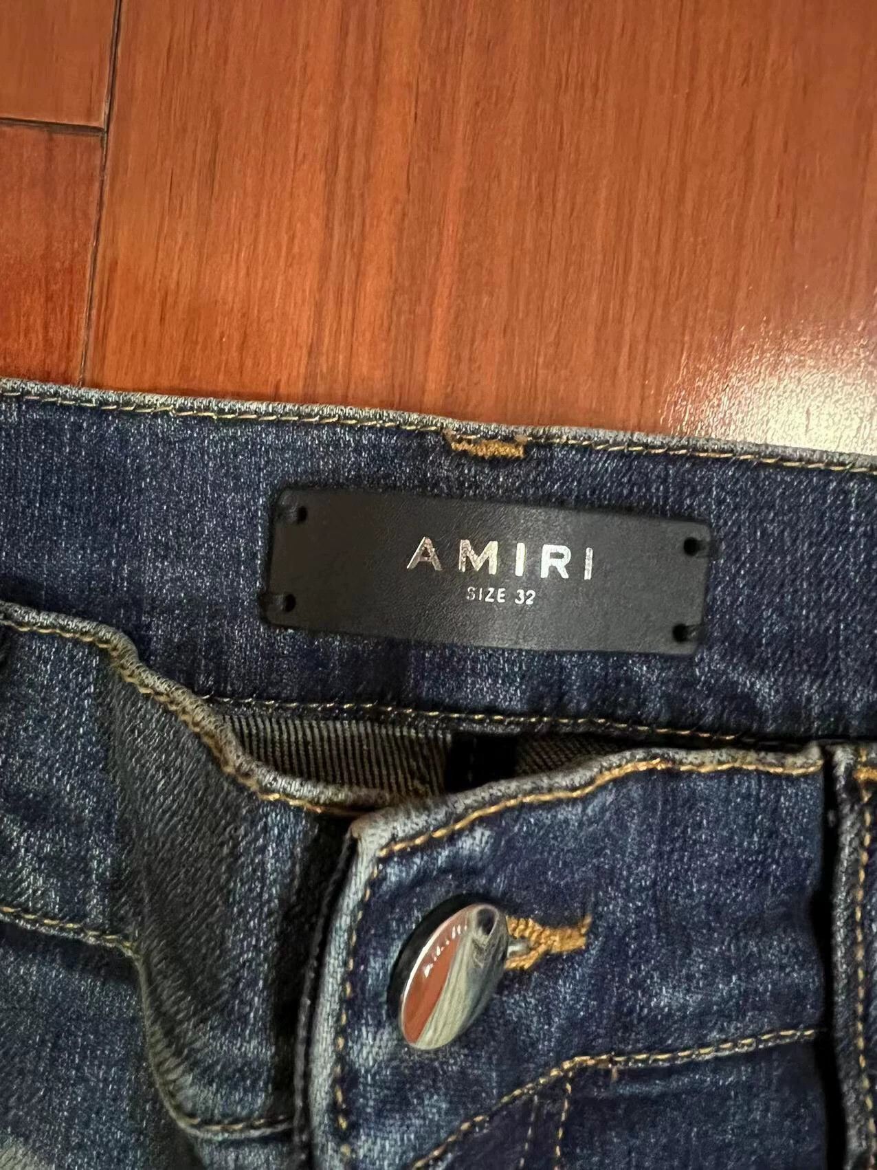 Amiri amiri classic deep blue jeans size 32 Size US 32 / EU 48 - 3 Thumbnail