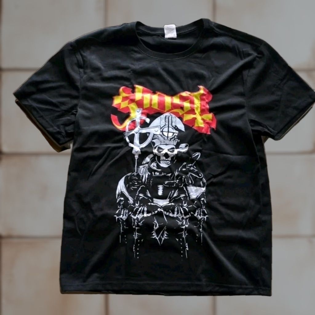 Vintage Ghost Band T-Shirt Black Short Sleeve Mens L Vintage? No Size US L / EU 52-54 / 3 - 1 Thumbnail