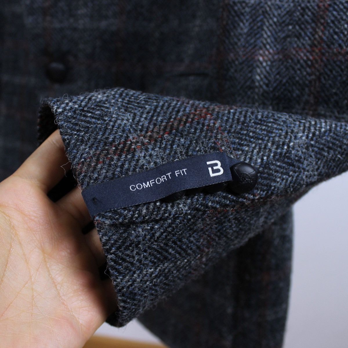 Harris Tweed Harris Tweed x Mario Barutti Wool Blazer Jacket Size 46S - 7 Thumbnail