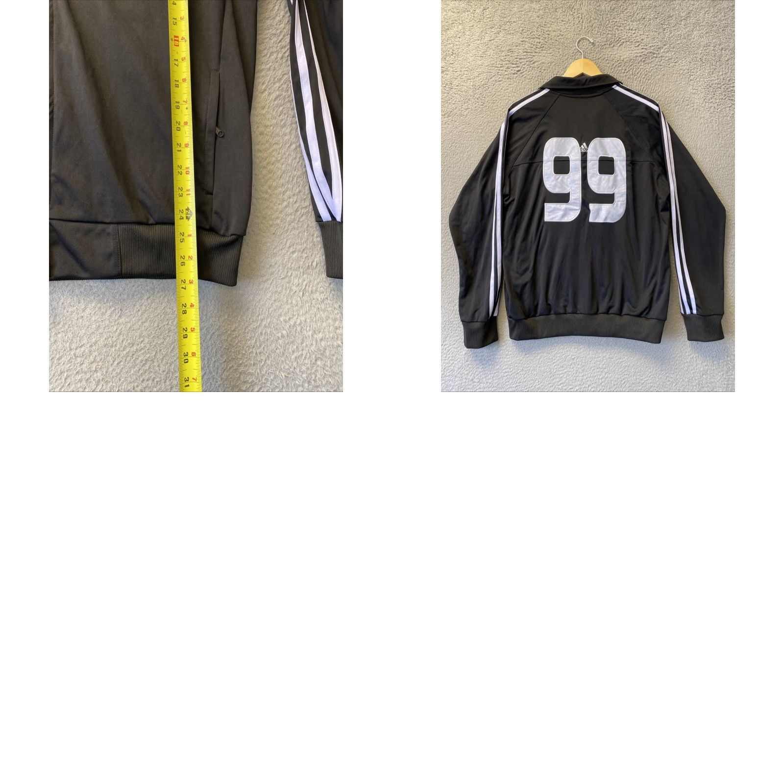 Adidas NWT Adidas MLS Westminster Soccer Windbreaker Patch Jacket M Black Mens Jacket Size US M / EU 48-50 / 2 - 8 Thumbnail