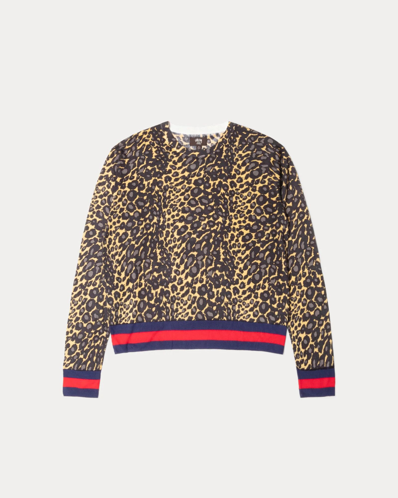 Stussy STUSSY WALES BONNER LEOPARD SWEATER Size US L / EU 52-54 / 3 - 2 Thumbnail