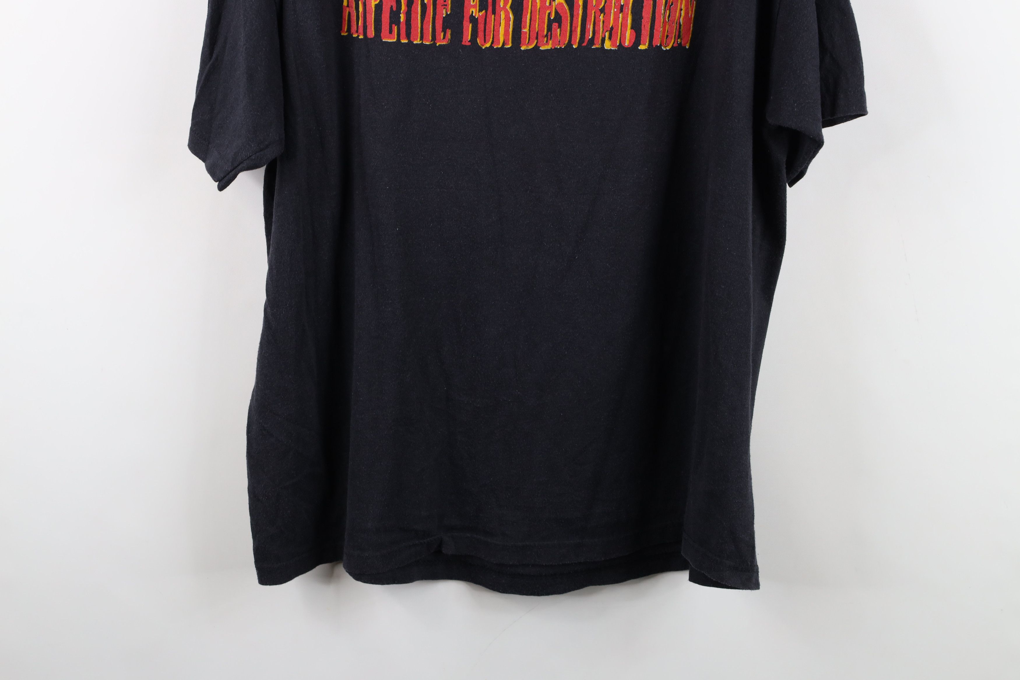 Vintage Vintage 80s For Destruction Guns N Roses Band T-Shirt USA Size US XL / EU 56 / 4 - 13 Thumbnail