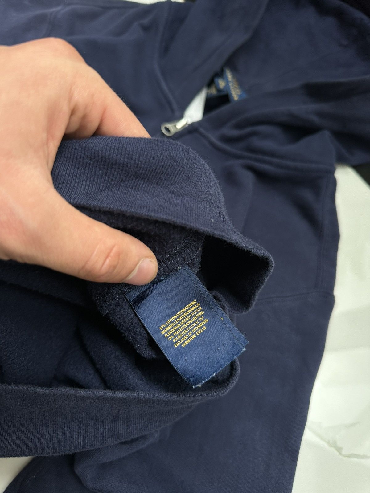 Polo Ralph Lauren × Vintage POLO RALPH LAUREN VINTAGE BASIC LOGO STREETWEAR ZIP HOODIE Size US S / EU 44-46 / 1 - 6 Thumbnail