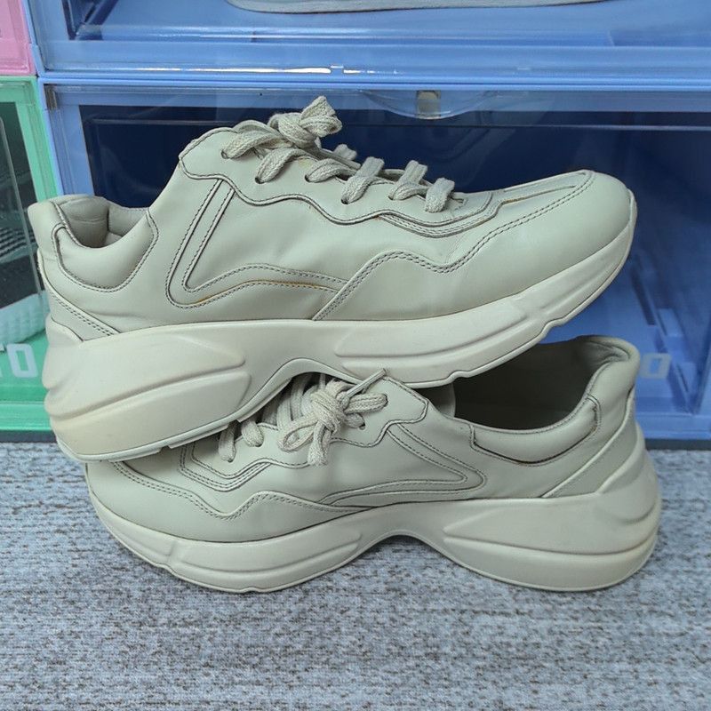 Gucci Gucci Rhyton Low-Top Beige Dad Sneakers - Size US 9.5 / EU 42-43 - 6 Thumbnail