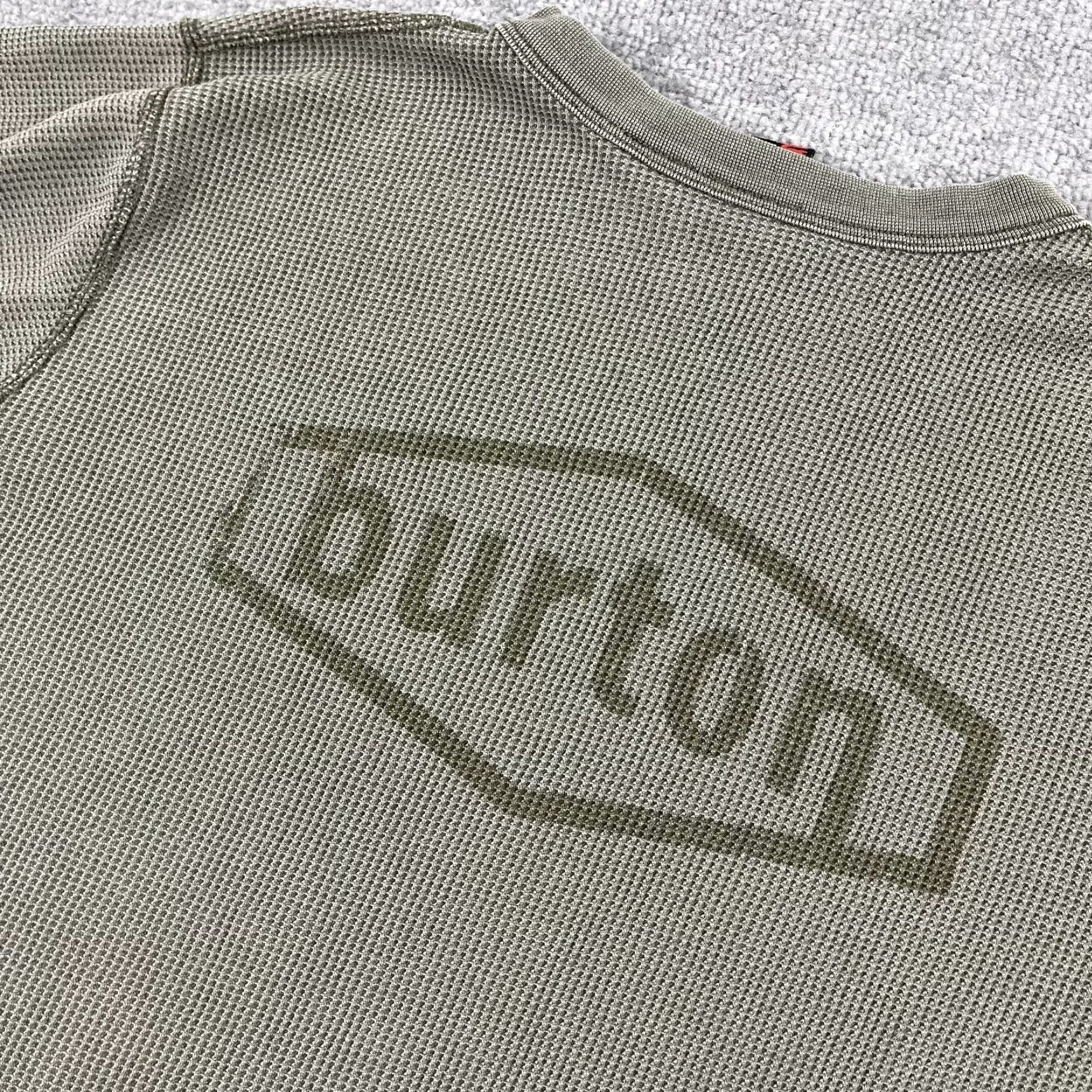 Burton Burton Shirt Medium Green Waffle Knit Thermal Crew Surf Skate Y2K Bud Light Mens Size US M / EU 48-50 / 2 - 2 Thumbnail