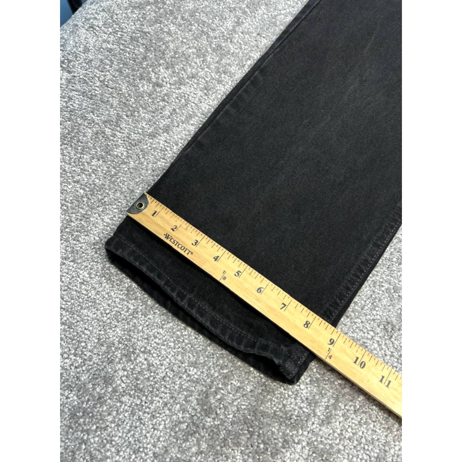 Levi's Levi's 505 Jeans Mens 38 Black Cotton Regular Fit Mid Rise Straight Leg 36x29 y2k Size US 38 / EU 54 - 6 Thumbnail