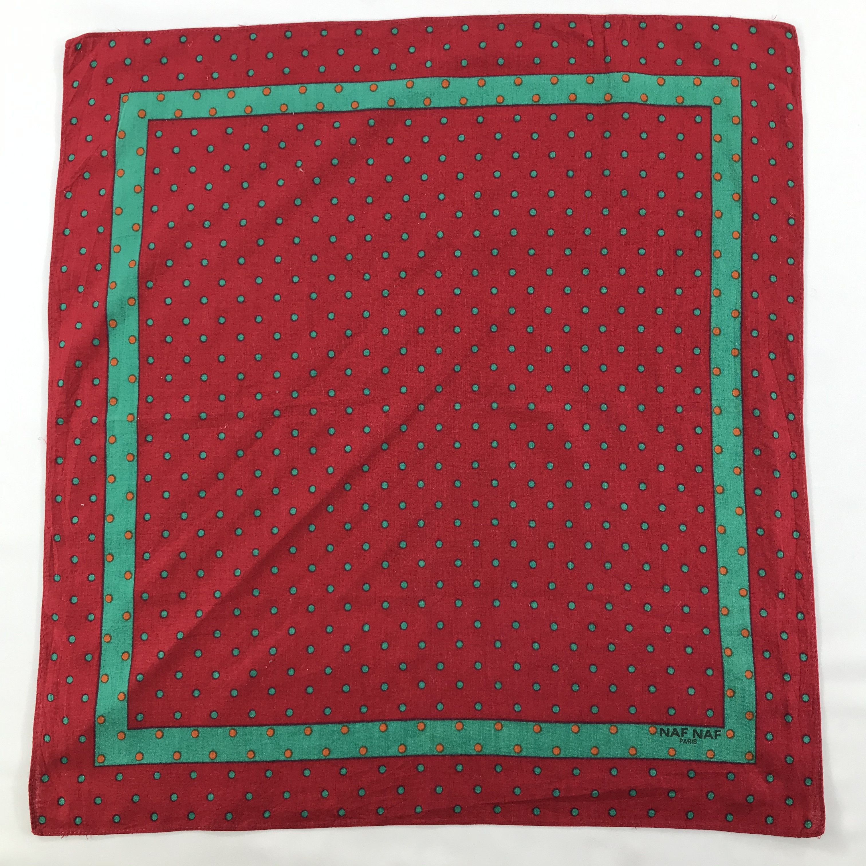 Vintage Naf Naf Bandana / Handkerchief / Neckerchief - S1379 Size ONE SIZE - 1 Thumbnail