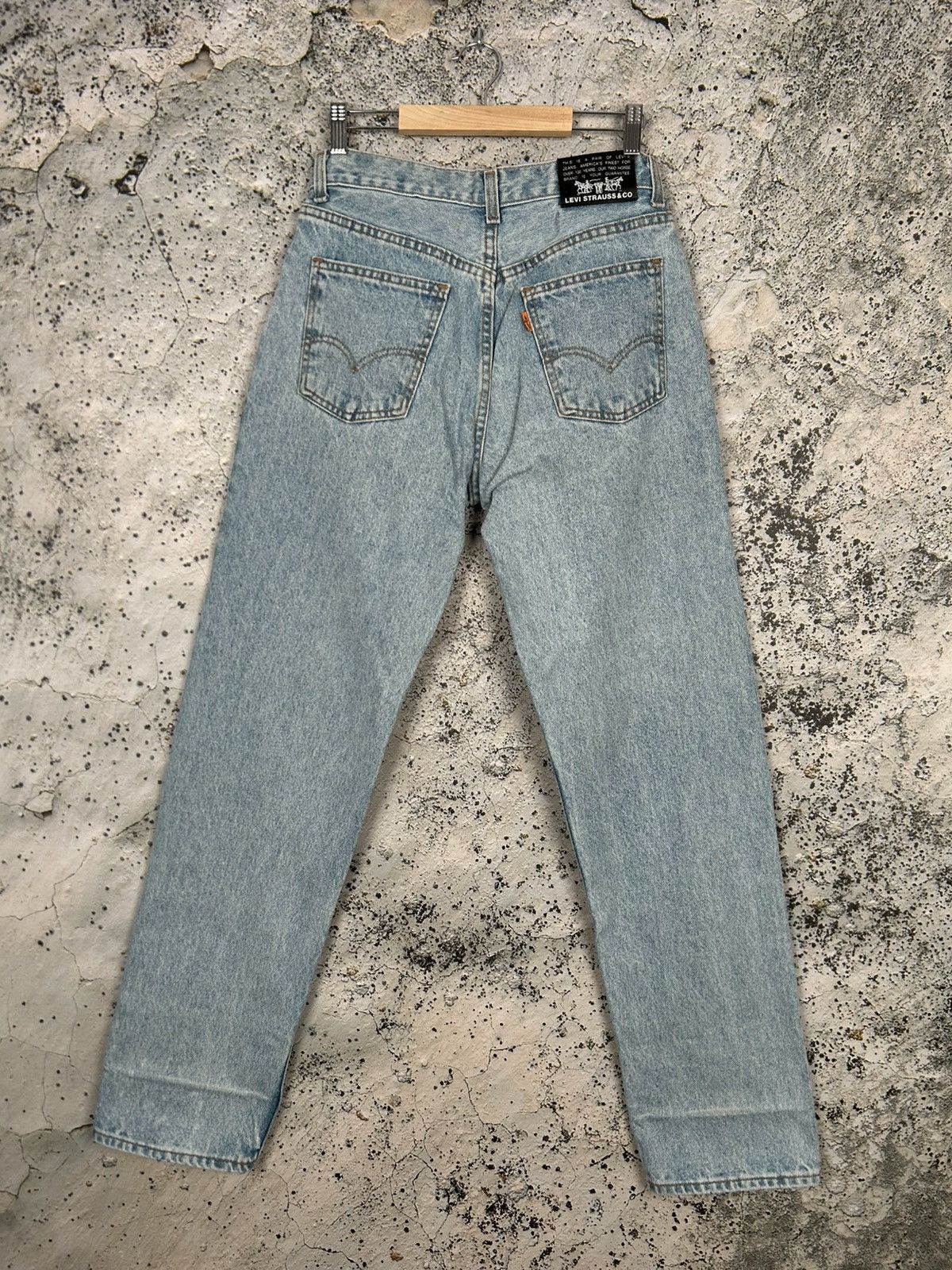 Levi's Vintage Levis Orange Tag 1990 Made in UK Archive Avant Garde Size US 30 / EU 46 - 1 Thumbnail
