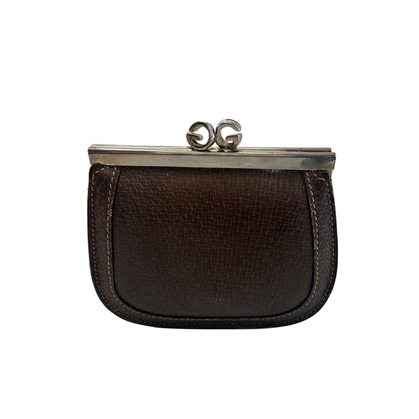 Gucci Gucci GG Kiss Lock Coin Pouch - Great Vintage Gucci Find! Size ONE SIZE - 14 Thumbnail