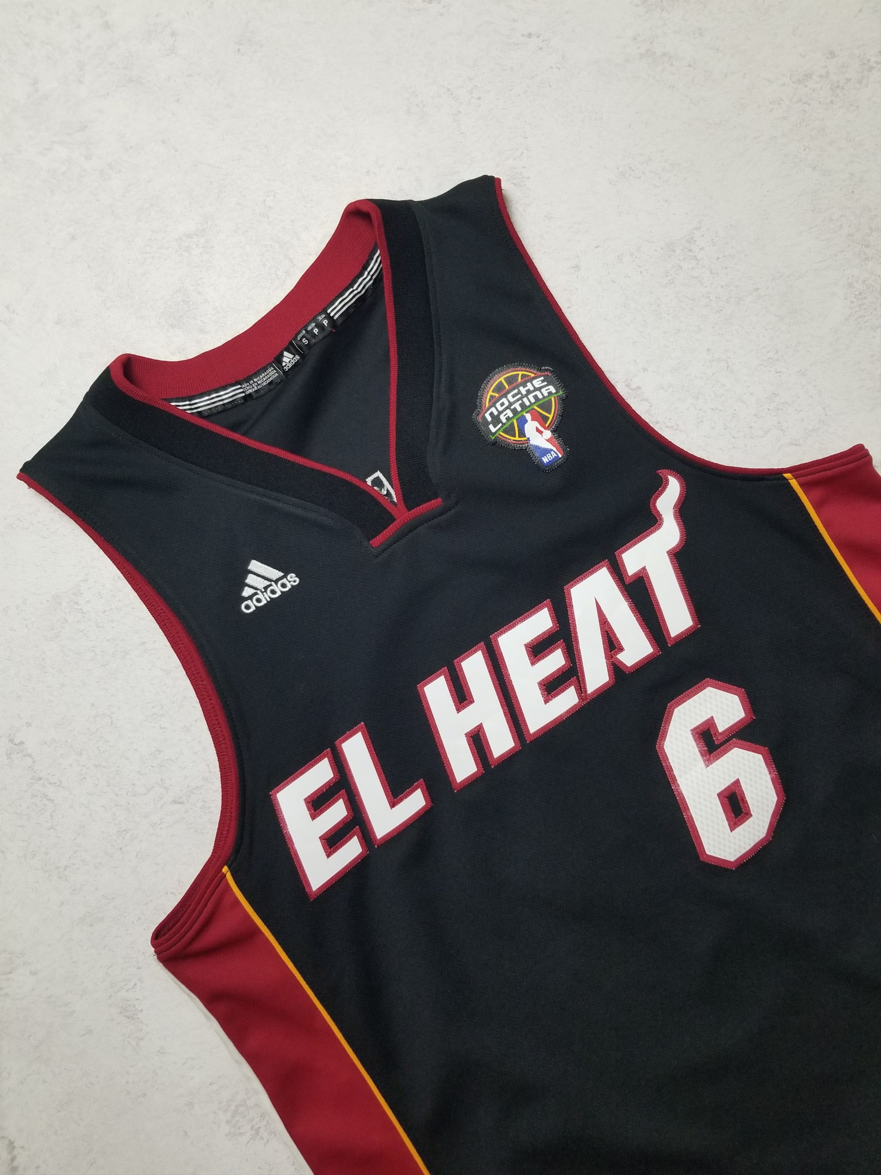 Adidas Miami "El Heat" LeBron James Latin Nights Swingman Jersey Size US S / EU 44-46 / 1 - 9 Thumbnail