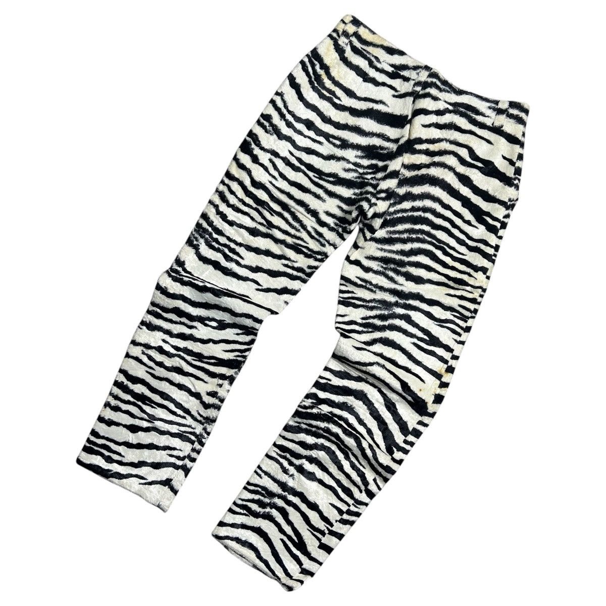 Hysteric Glamour Vintage Pants y2k Hysteric Glamour Stripe BlackWhite Velvet Size US 28 / EU 44 - 17 Thumbnail