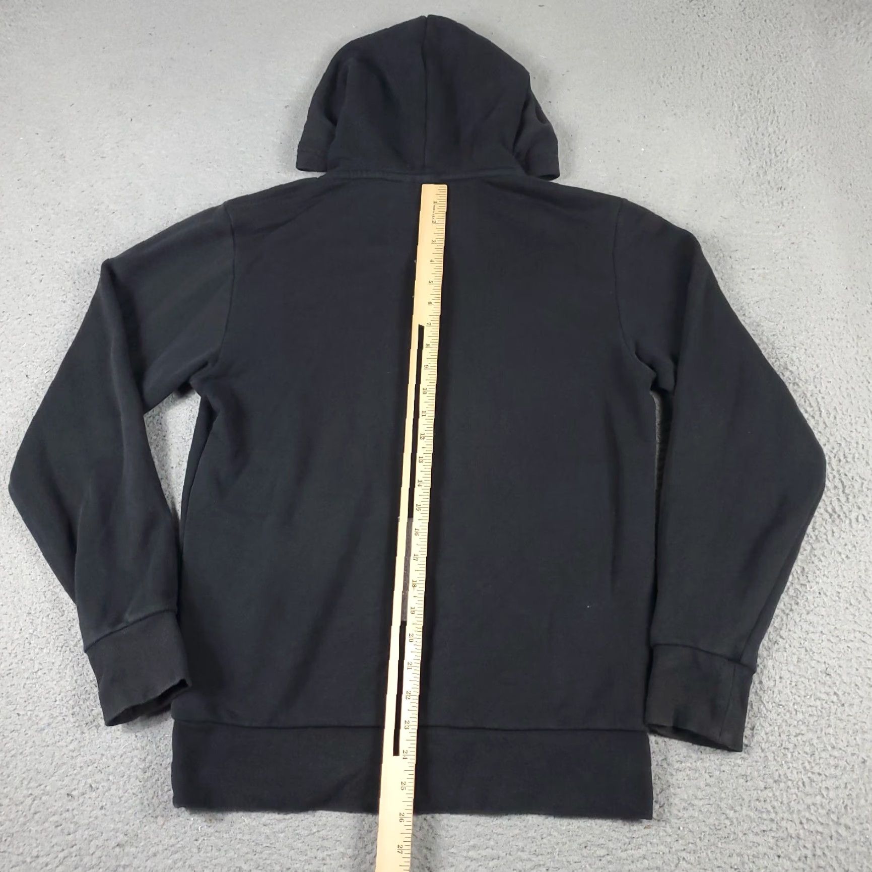 Adidas Adidas Hoodie Mens Small Black Pullover Sweatshirt Mock Neck Logo Pocket All Seasons Sports Size US S / EU 44-46 / 1 - 7 Thumbnail