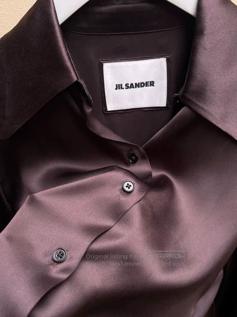 Jil Sander Jil Sander size 34 Reddish Brown Shirt Size S / US 4 / IT 40 - 6 Thumbnail
