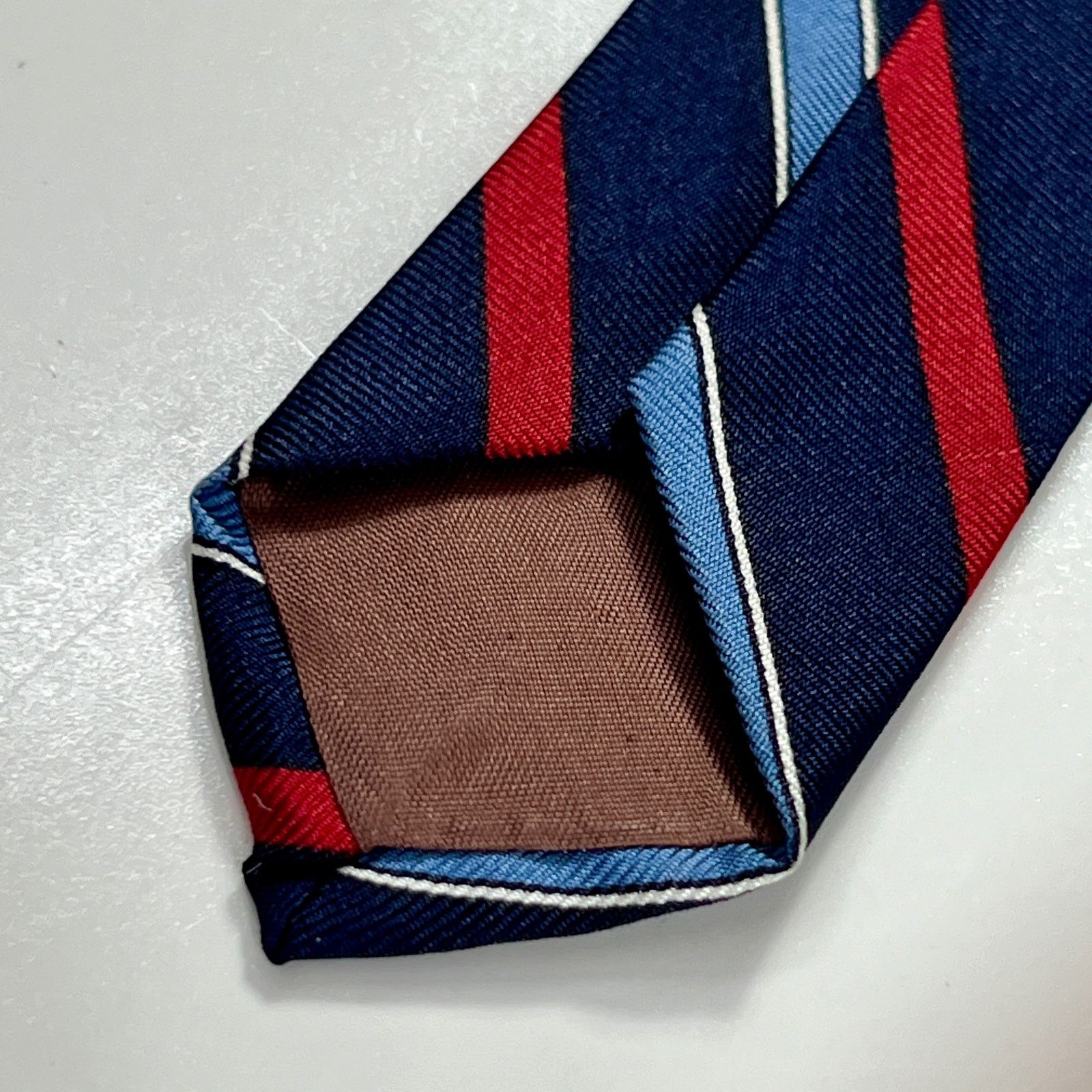 Yves Saint Laurent Yves Saint Laurant YSL Men's Tie Black Blue All Silk Necktie Size ONE SIZE - 7 Thumbnail