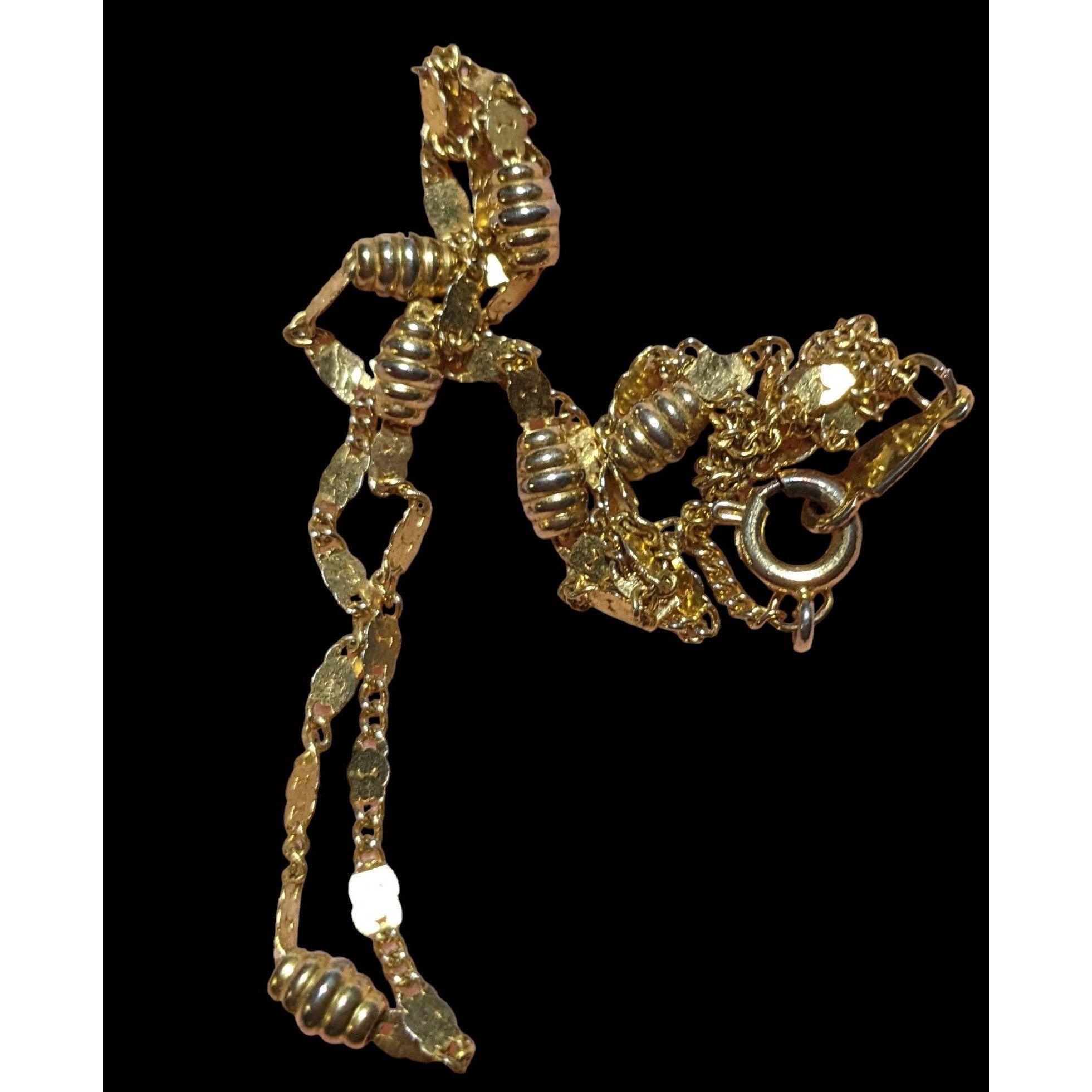 Other Gold Beaded Chain Necklace Size ONE SIZE - 3 Thumbnail