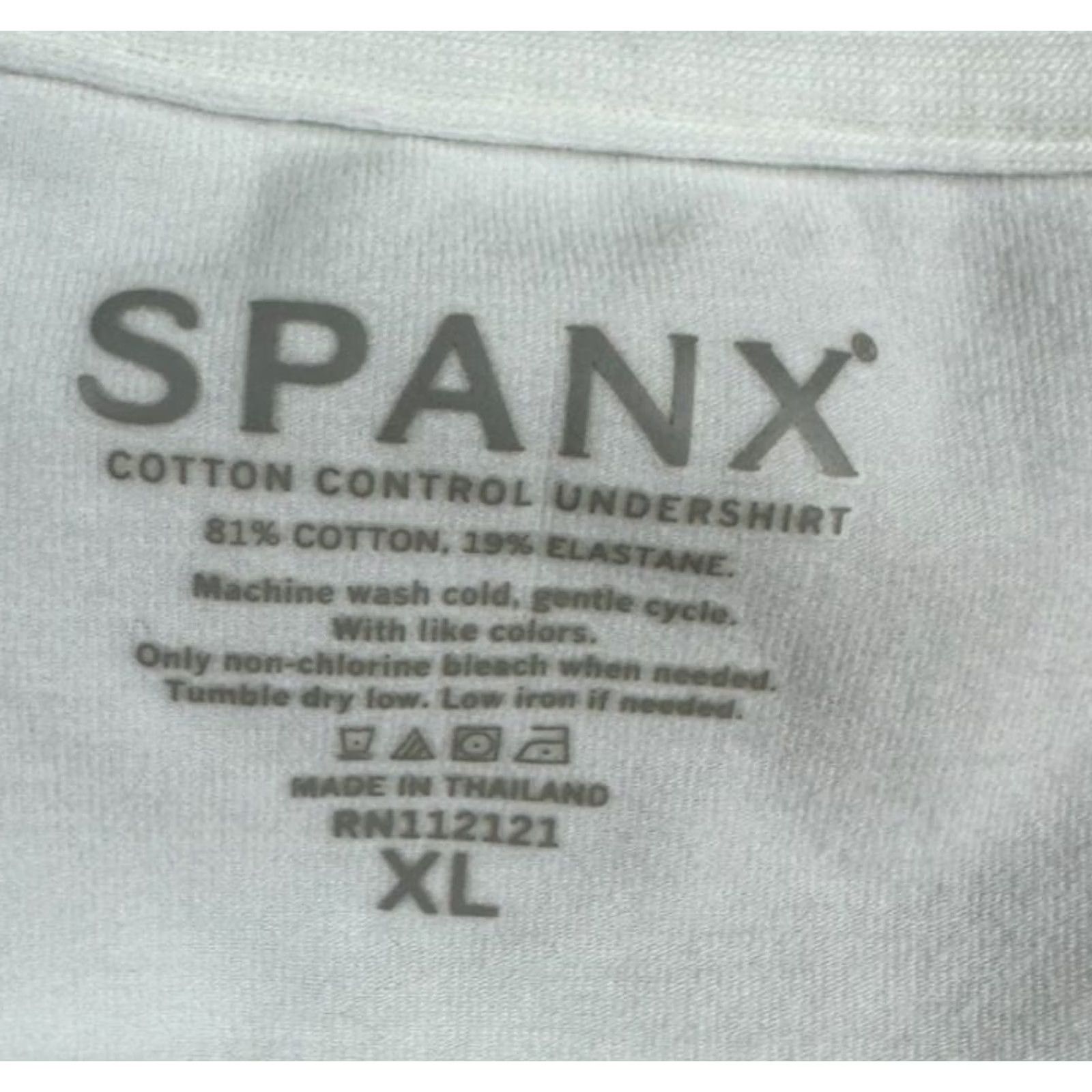 Spanx Spanx Womens Top XL Crew Tee White Compression Control Undershirt Smooth Size XL / US 12-14 / IT 48-50 - 2 Thumbnail