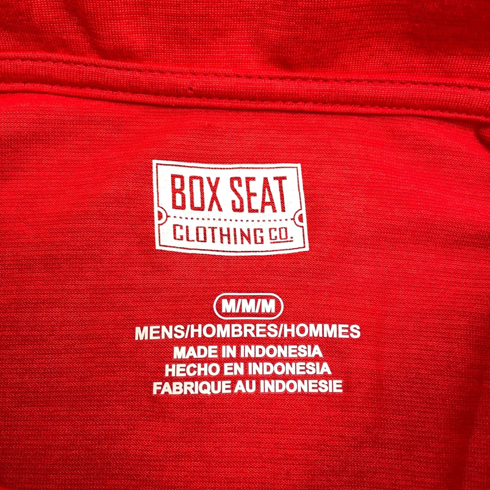 Vintage Box Seat Polo Shirt Mens Medium Red UW Badgers University Shirt Polo Size US M / EU 48-50 / 2 - 5 Thumbnail