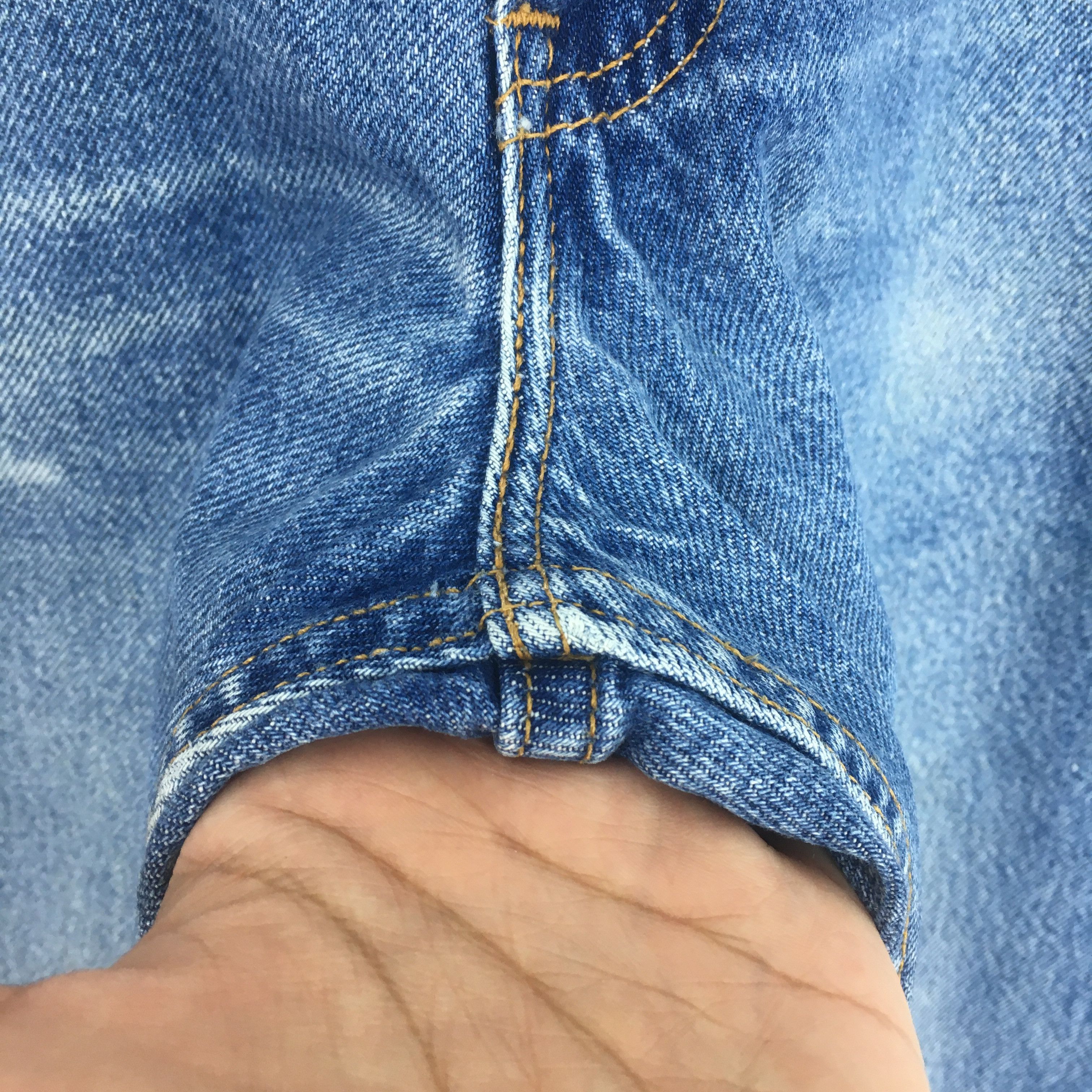 Levi's 32x28.5 80's Levi's 517 Bootcut Bell Bottom Jeans S1983 Size 32" / US 10 / IT 46 - 8 Thumbnail
