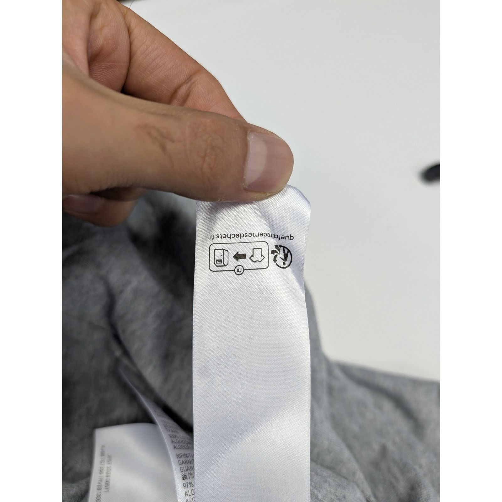 Balenciaga × eBay o1rshd1 Inside Out Oversized T-Shirt in Heather Grey Size US M / EU 48-50 / 2 - 17 Thumbnail