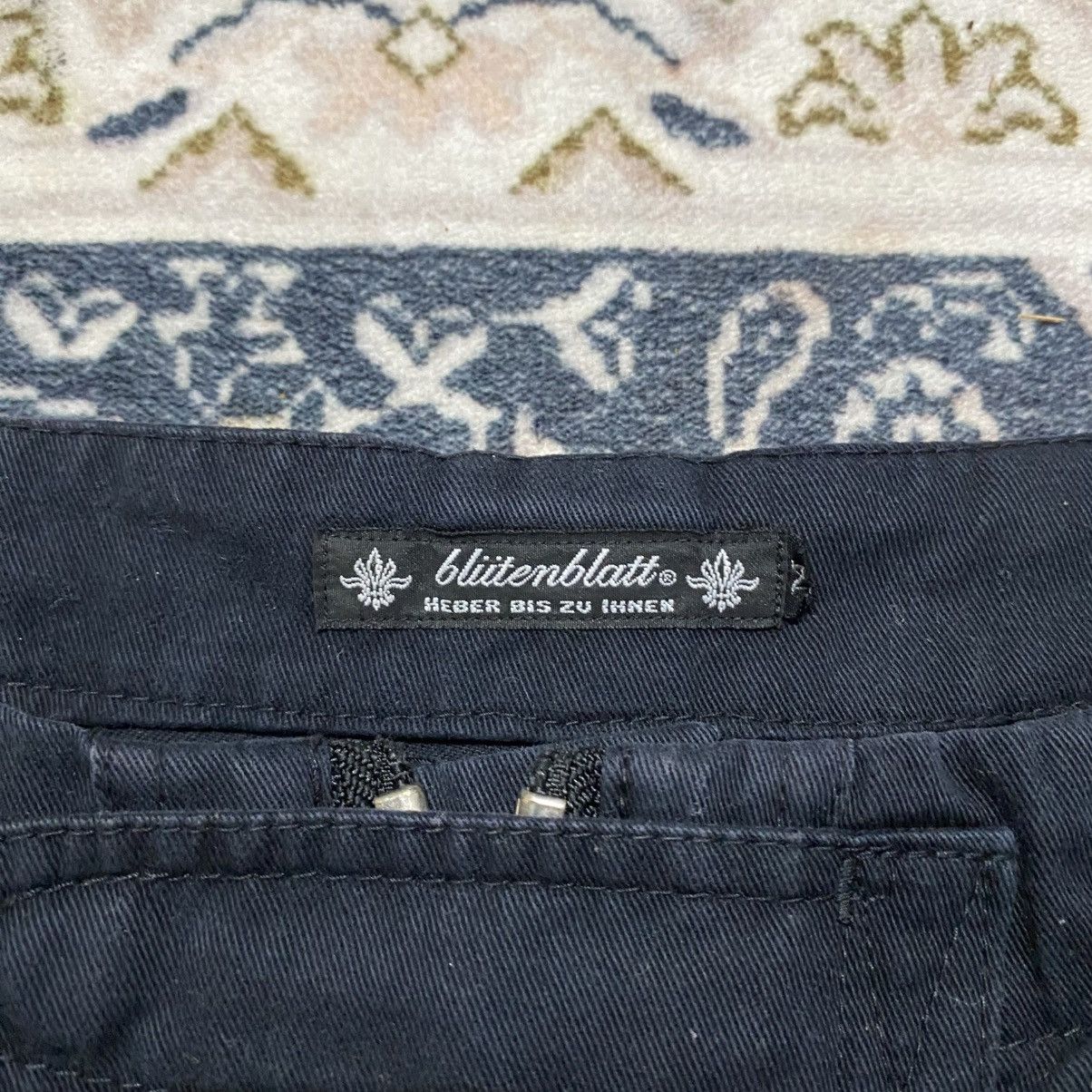 If Six Was Nine BLUTTENBLATT Leather Trimmed Cargo Pants Size US 33 - 22 Thumbnail