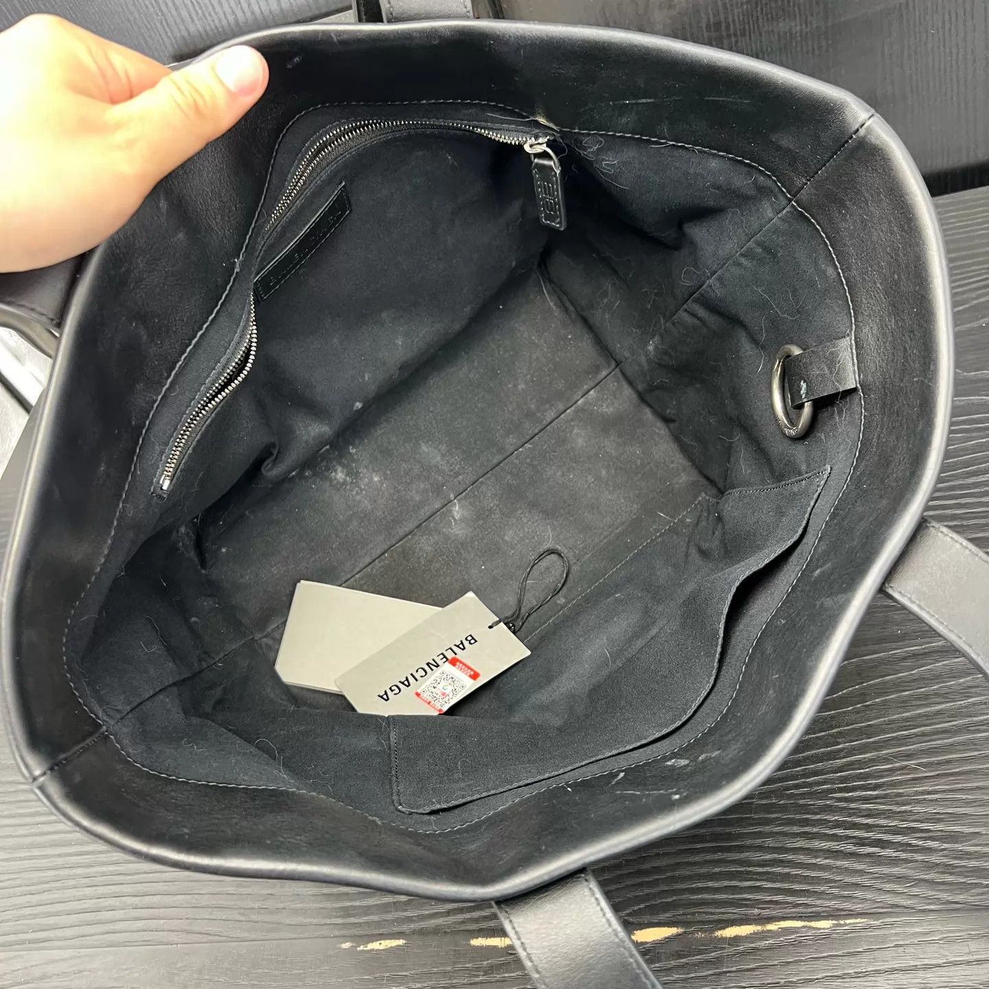 Balenciaga Balenciaga Single-Shoulder Canvas Tote Bag Uncleaned Size ONE SIZE - 7 Thumbnail