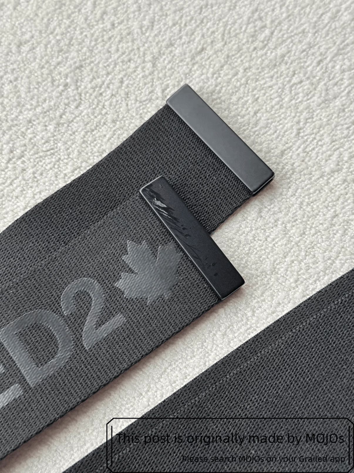 Dsquared2 Dsquared2 Black Logo Belt mojos652 Size ONE SIZE - 6 Thumbnail