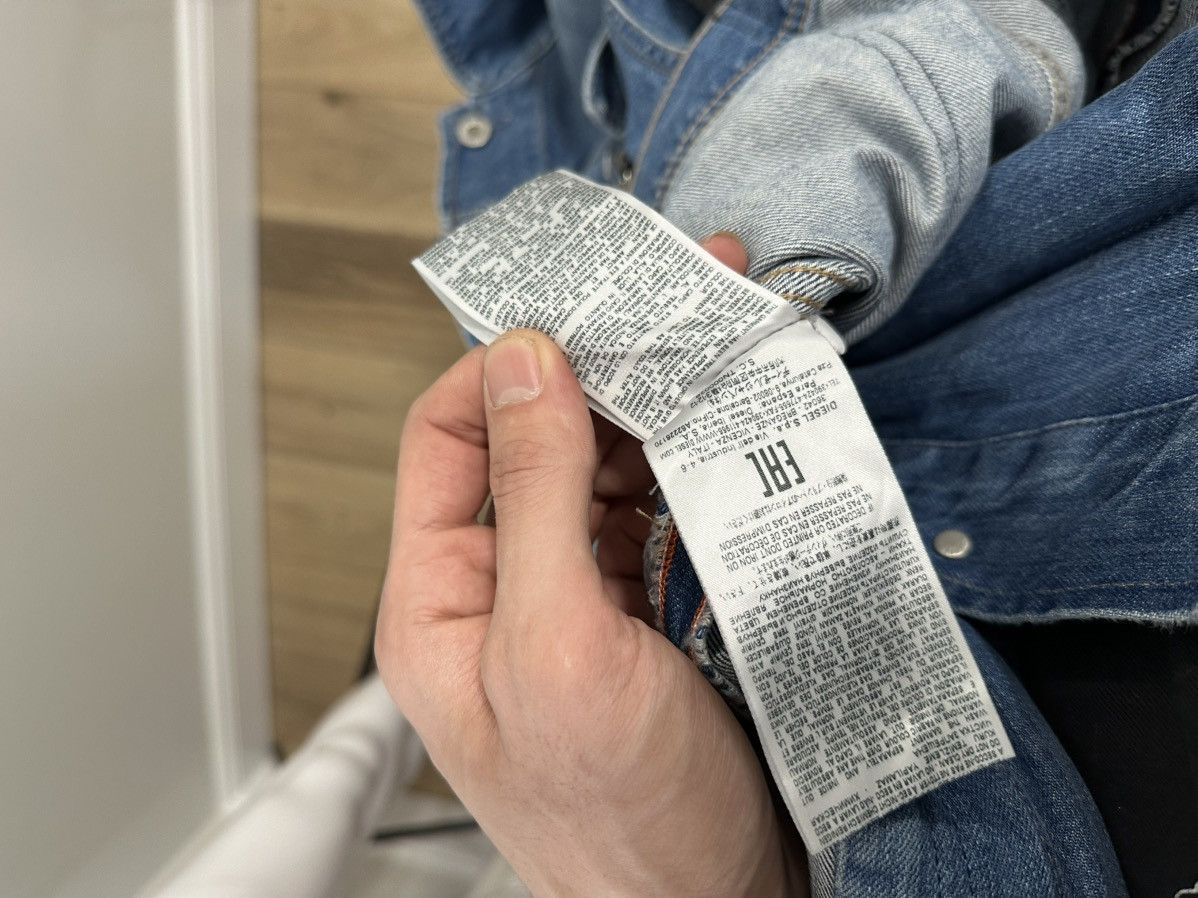 Diesel Diesel Denim Zipper’D Jacket Size XS / US 0-2 / IT 36-38 - 9 Thumbnail
