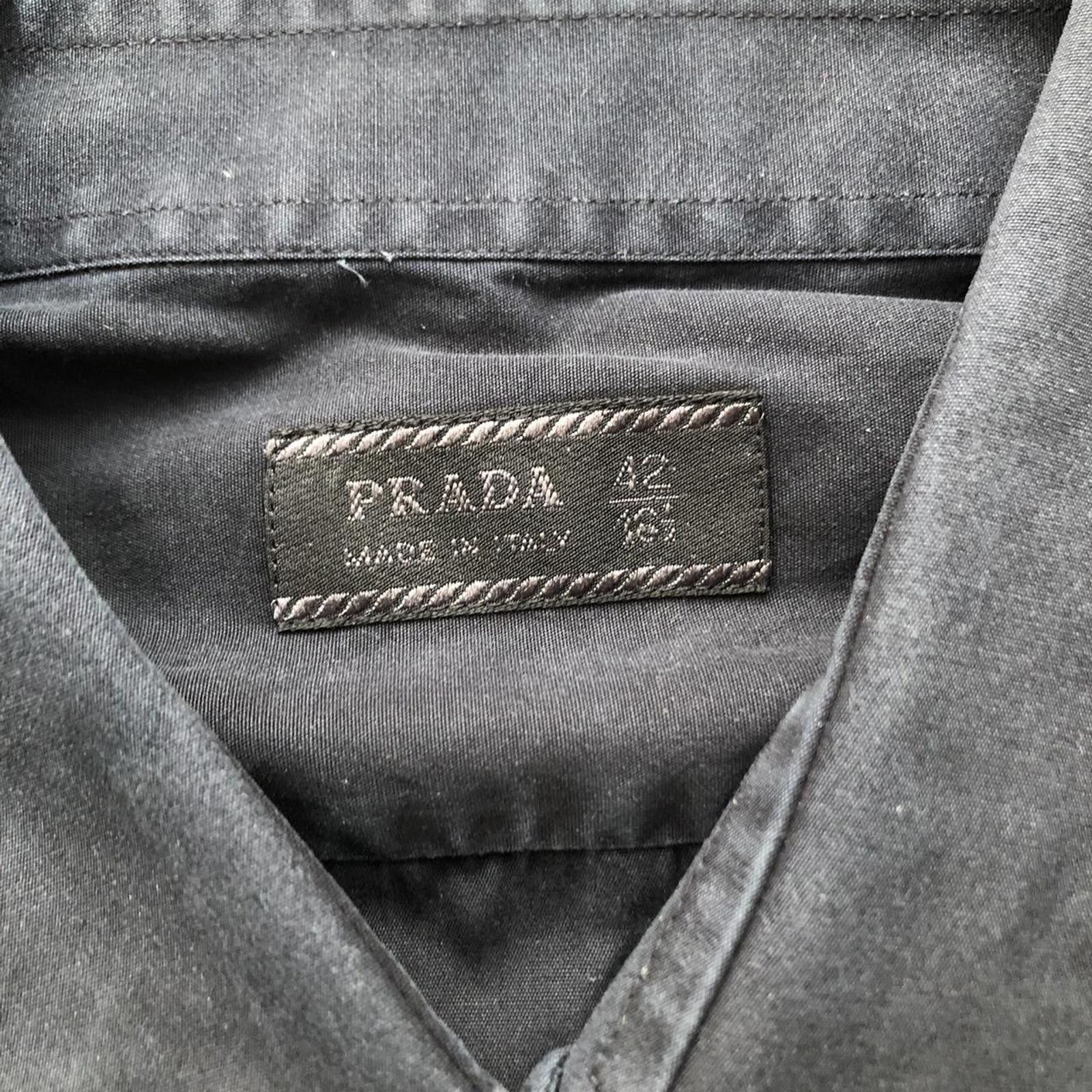 Prada Prada Pronounced Stitching Button Up Shirt Size US L / EU 52-54 / 3 - 6 Thumbnail