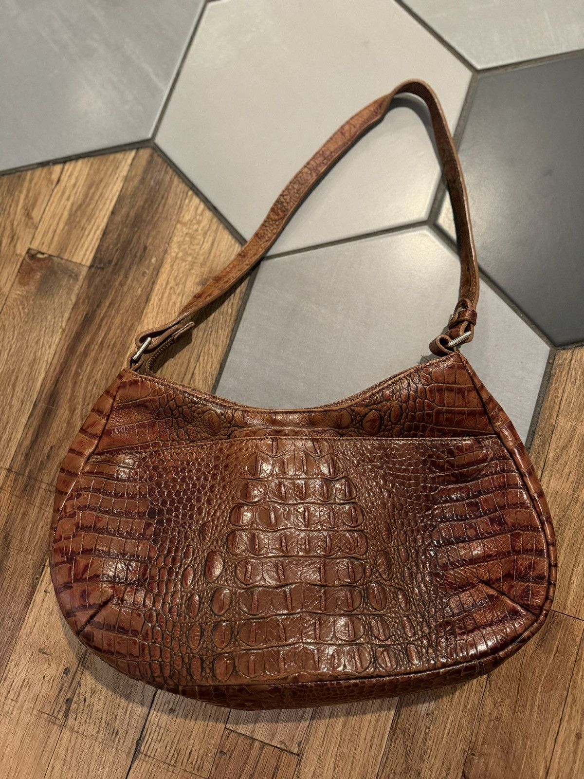 BRAHMIN Brahmin brown pecan leather shoulder bag classic GUC Size ONE SIZE - 2 Thumbnail